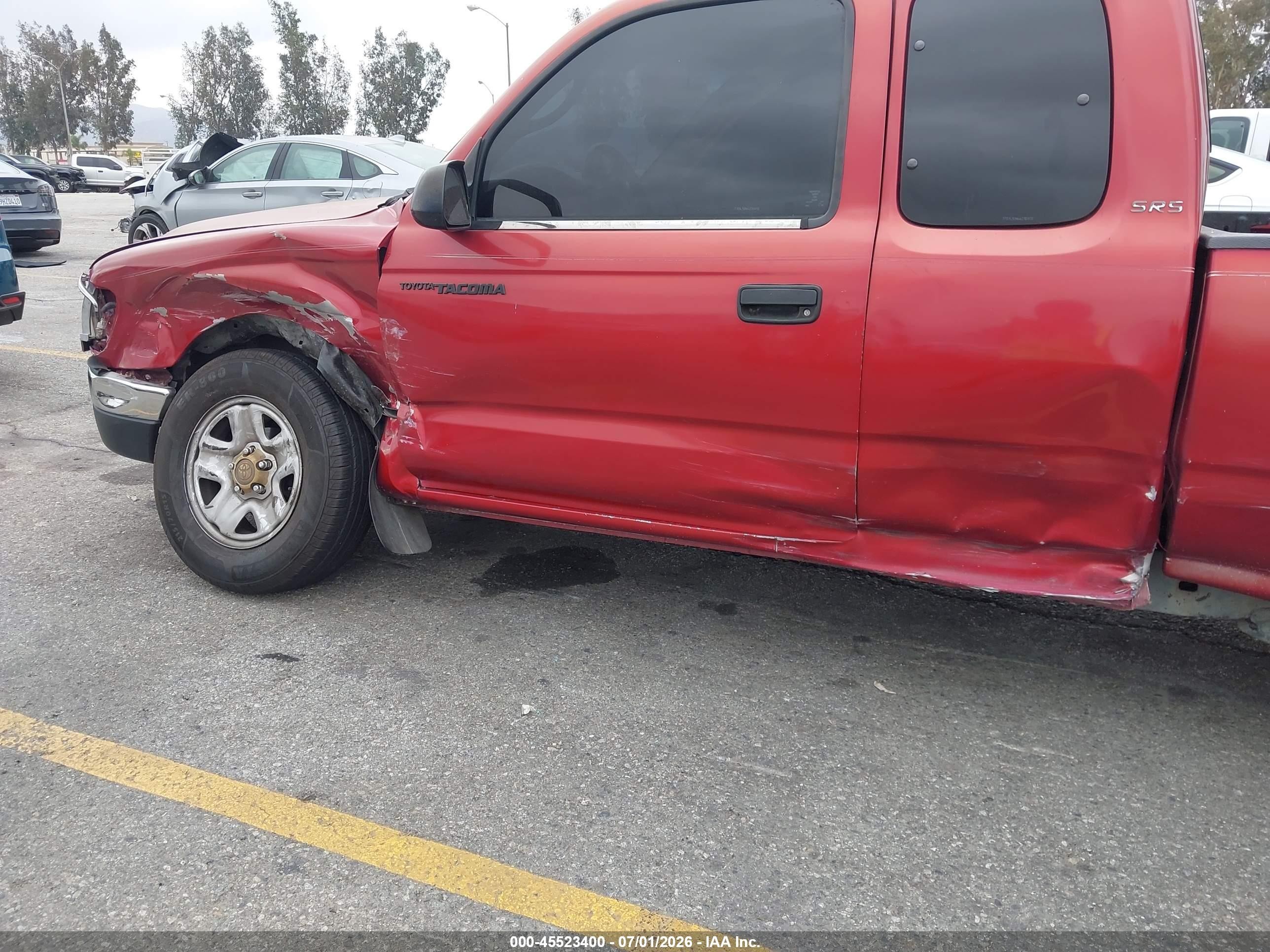 2004 Toyota Tacoma   Beige vin: 5TEVL52N64Z381958
