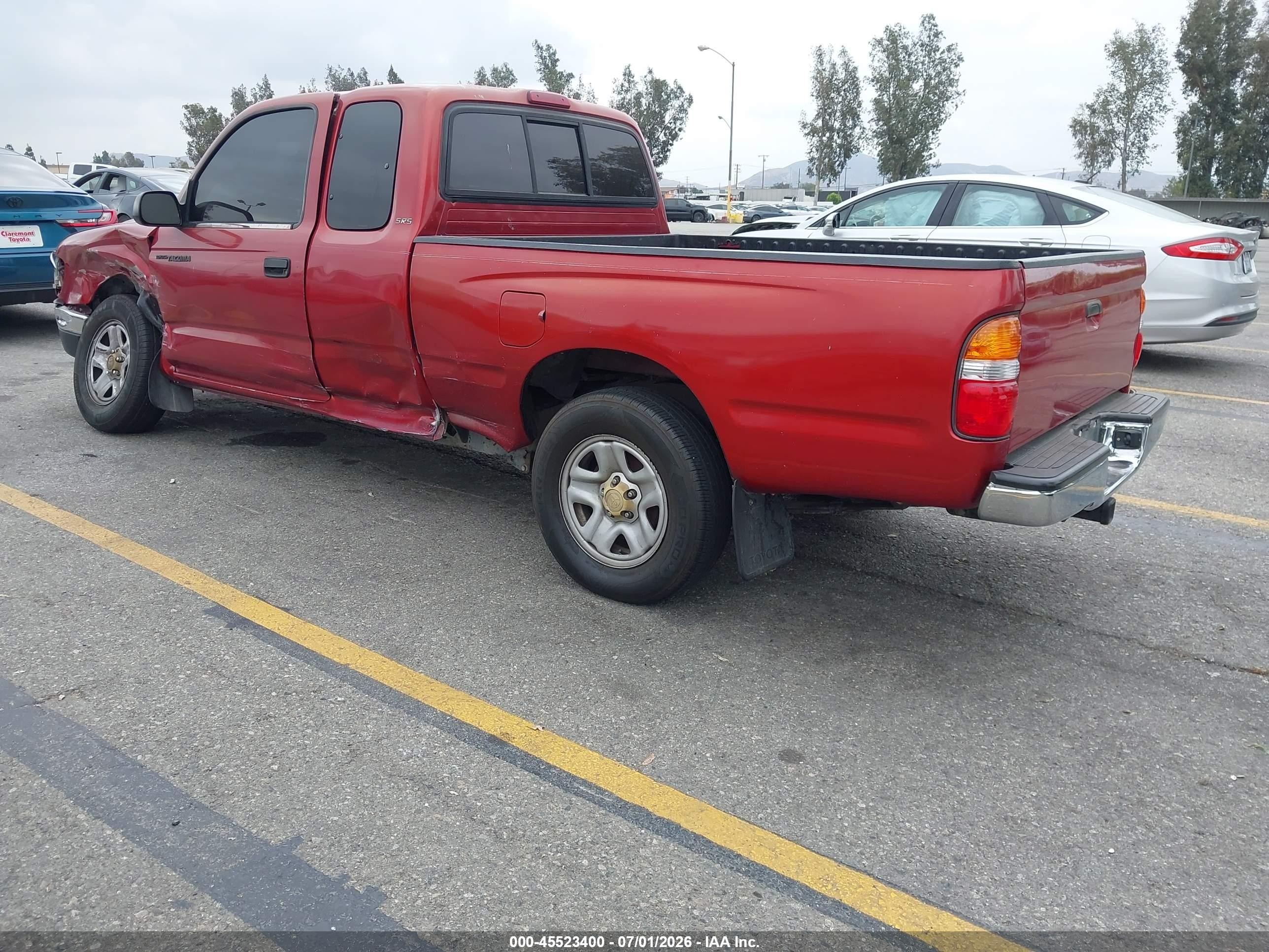 2004 Toyota Tacoma   Beige vin: 5TEVL52N64Z381958