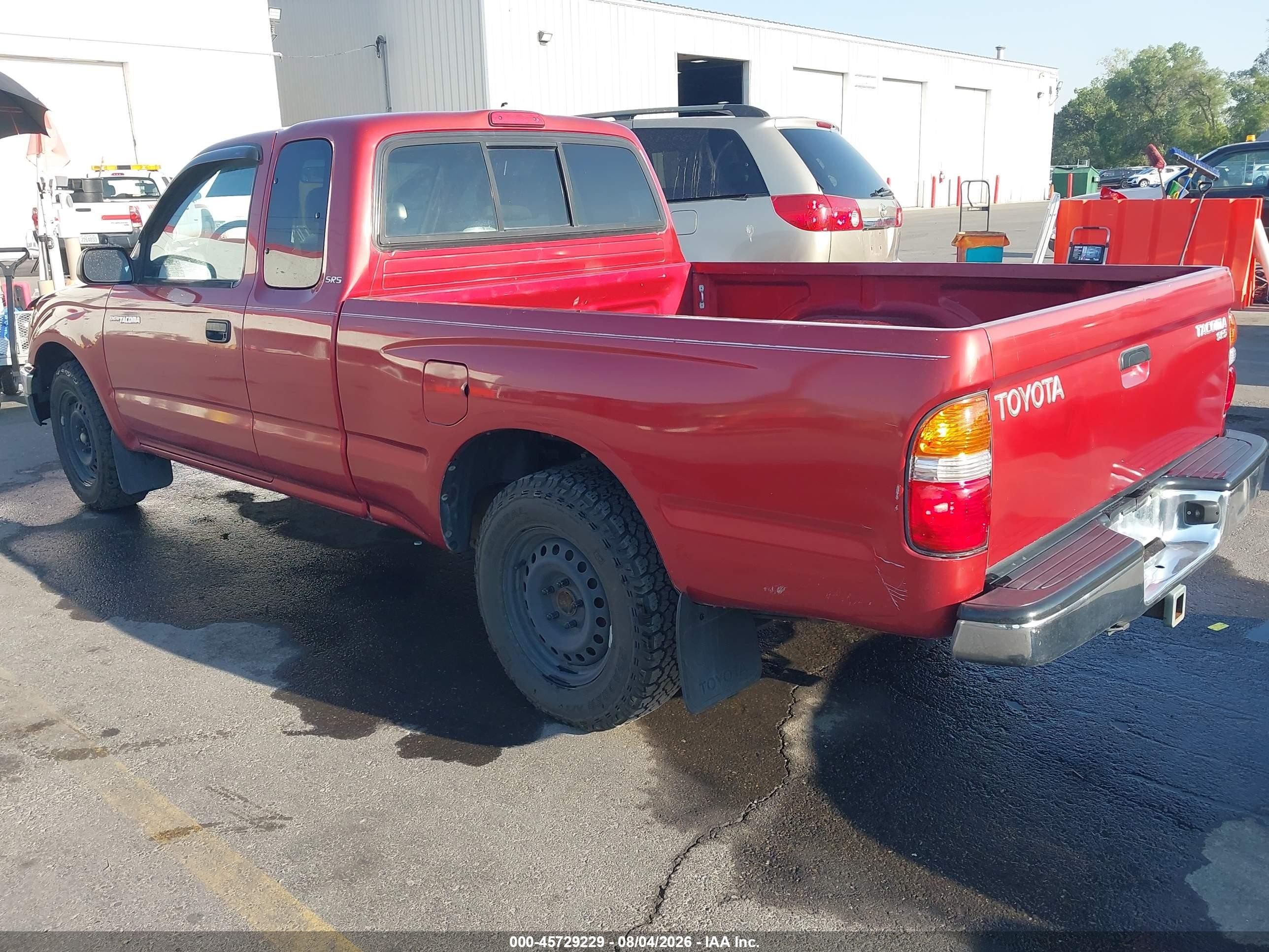 2001 Toyota Tacoma Red vin: 5TEVL52N71Z782334