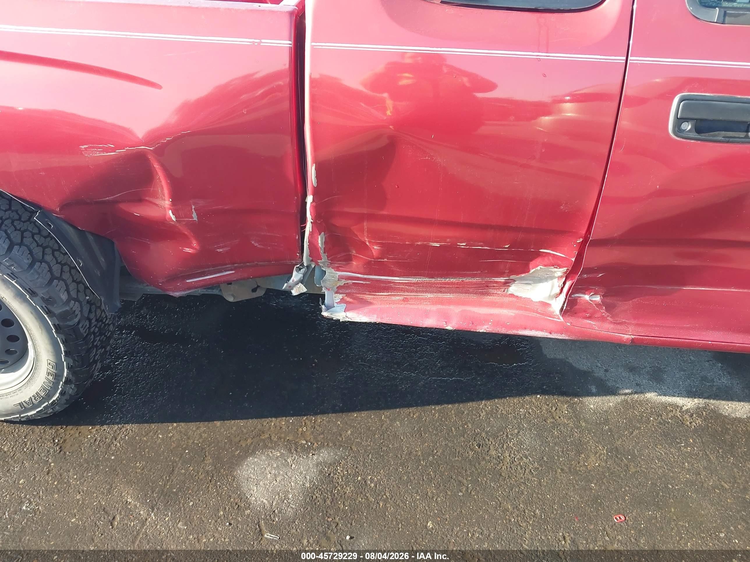 2001 Toyota Tacoma Red vin: 5TEVL52N71Z782334