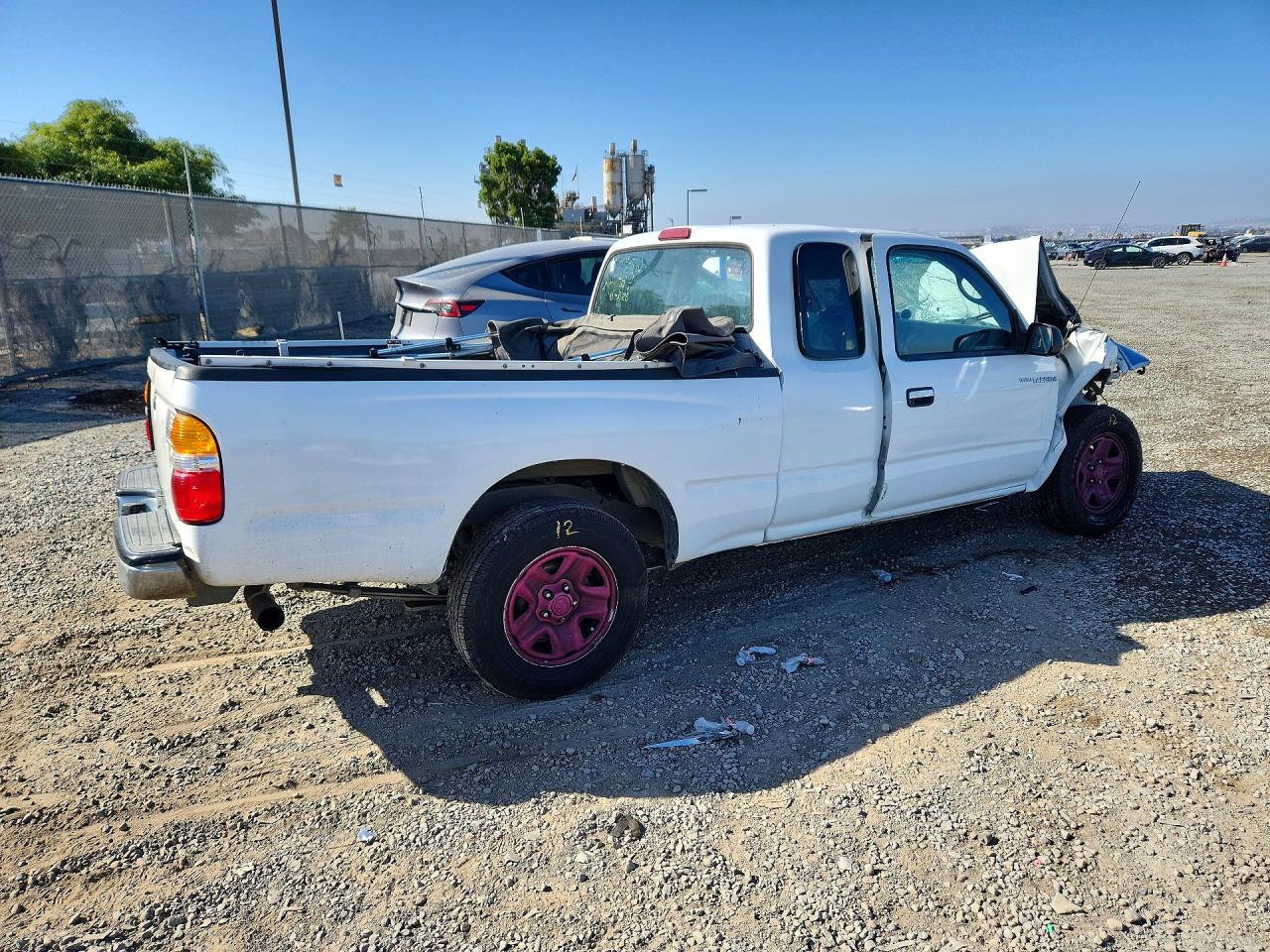 2002 Toyota Tacoma Xtracab White vin: 5TEVL52N72Z035849