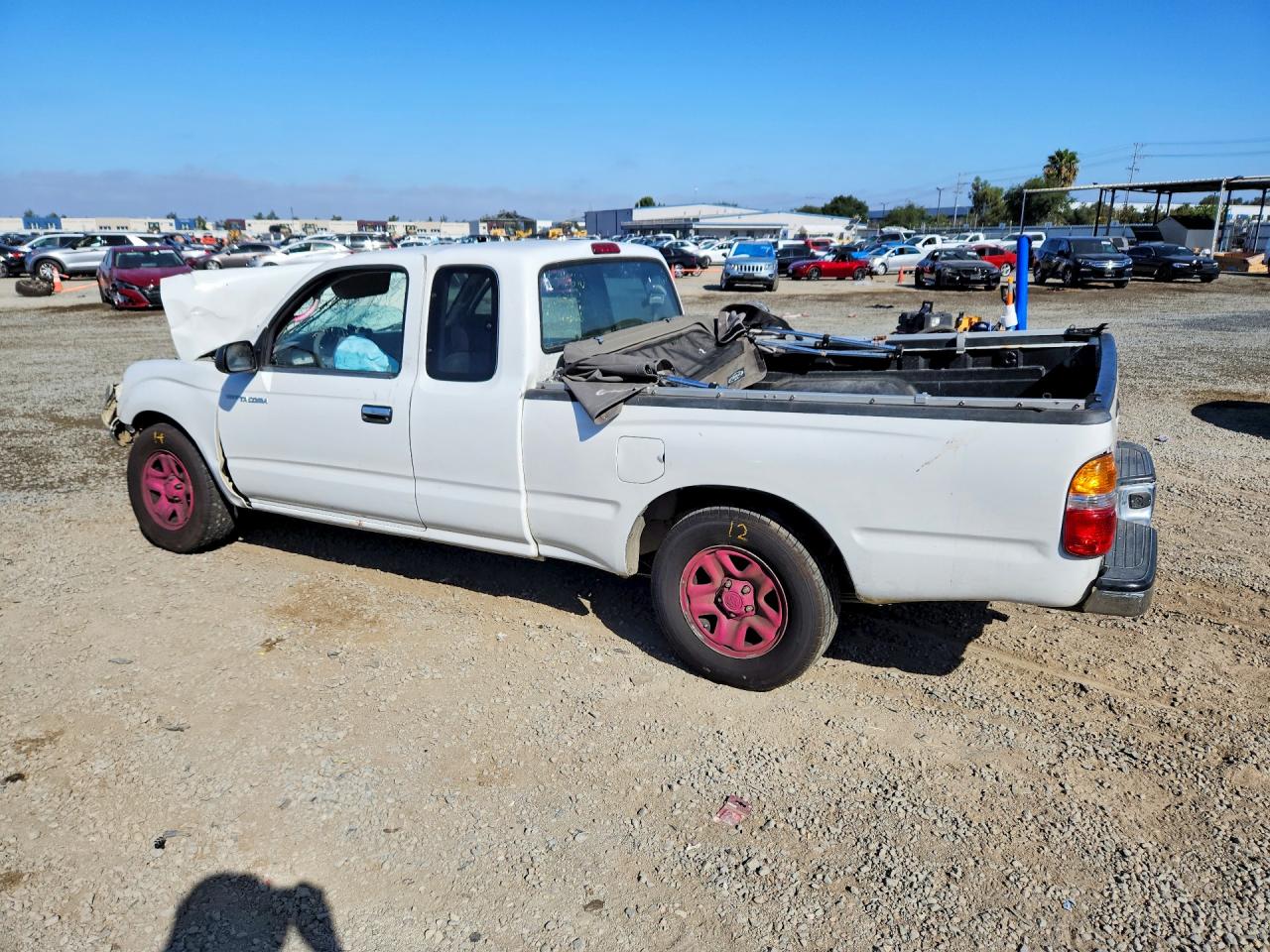 2002 Toyota Tacoma Xtracab White vin: 5TEVL52N72Z035849