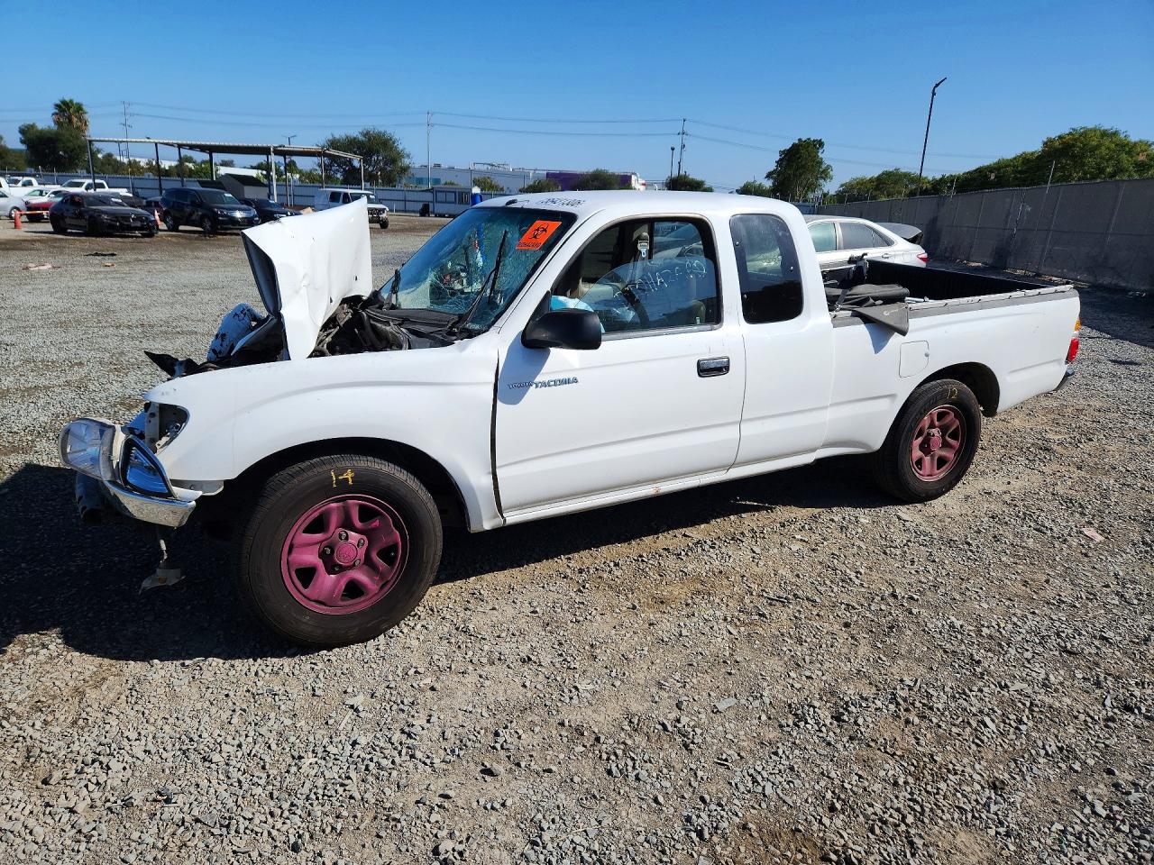 2002 Toyota Tacoma Xtracab Белый vin: 5TEVL52N72Z035849