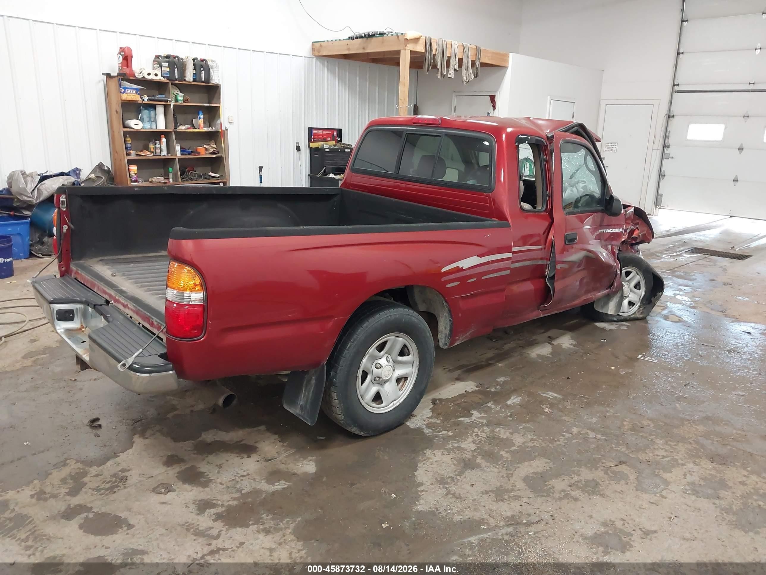 2002 Toyota Tacoma   Orange vin: 5TEVL52N72Z046253