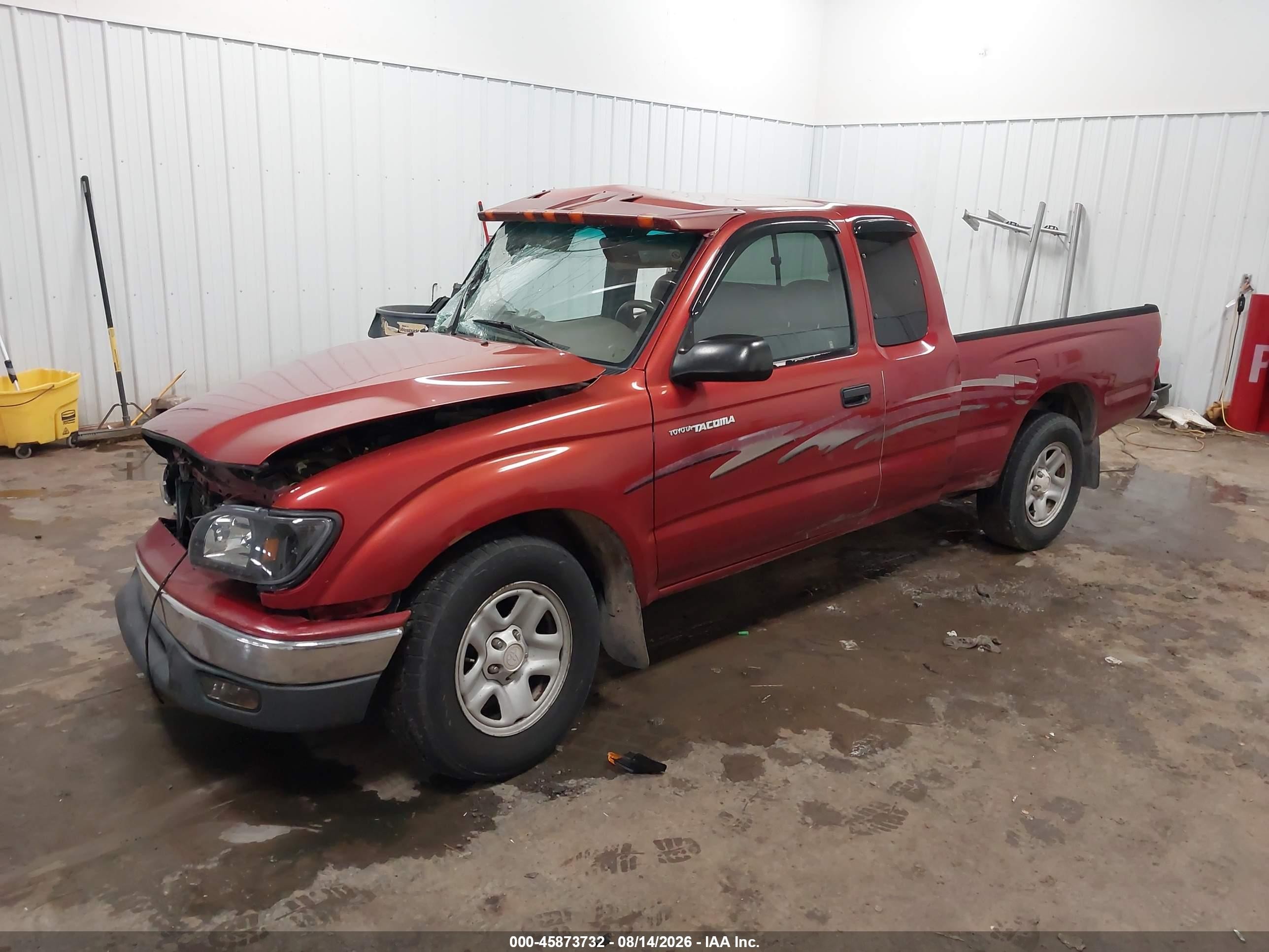 2002 Toyota Tacoma   Orange vin: 5TEVL52N72Z046253