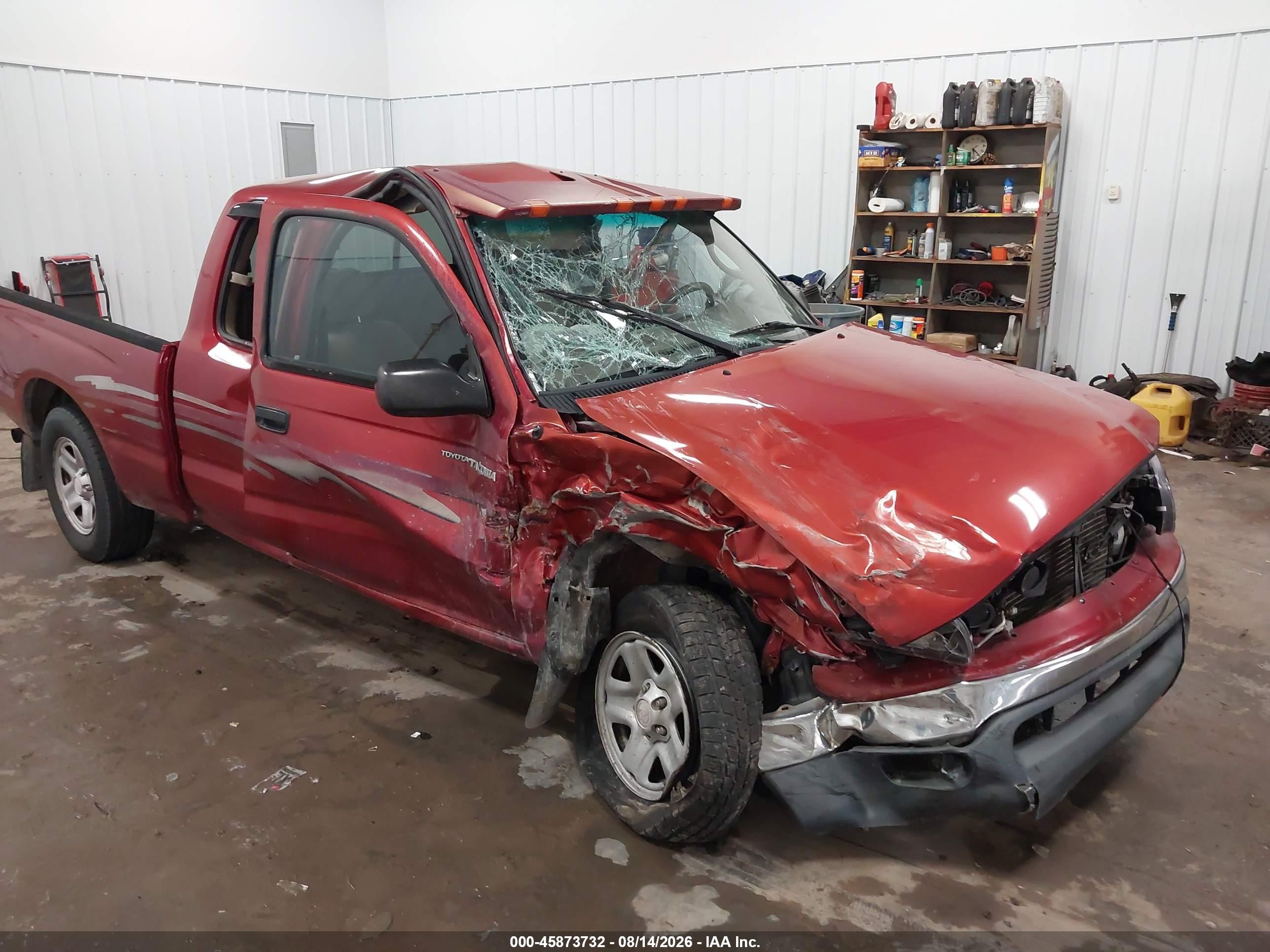 2002 Toyota Tacoma   Orange vin: 5TEVL52N72Z046253