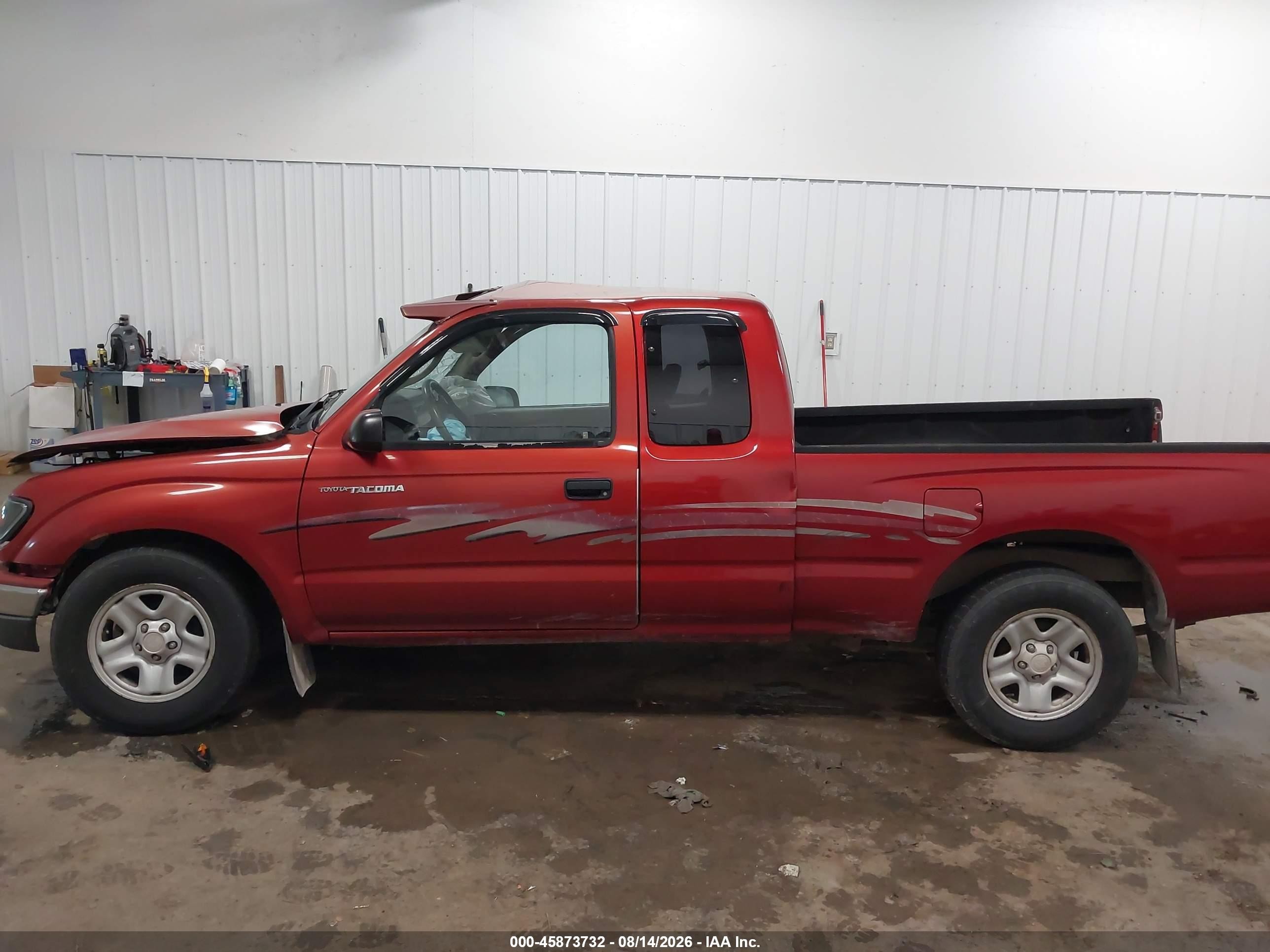 2002 Toyota Tacoma   Orange vin: 5TEVL52N72Z046253