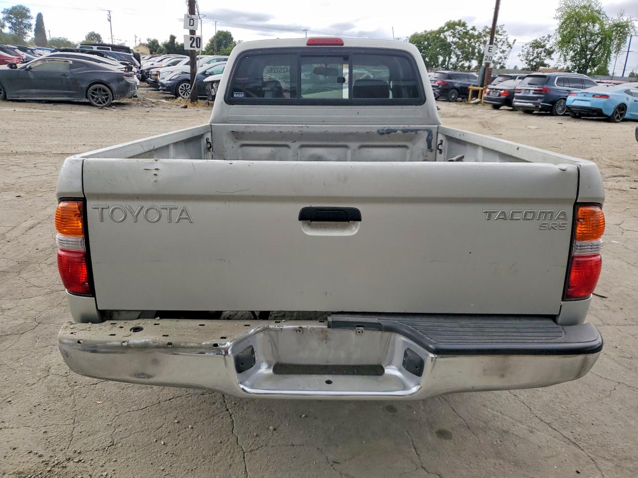 2002 Toyota Tacoma Base Серебряный vin: 5TEVL52N72Z079303