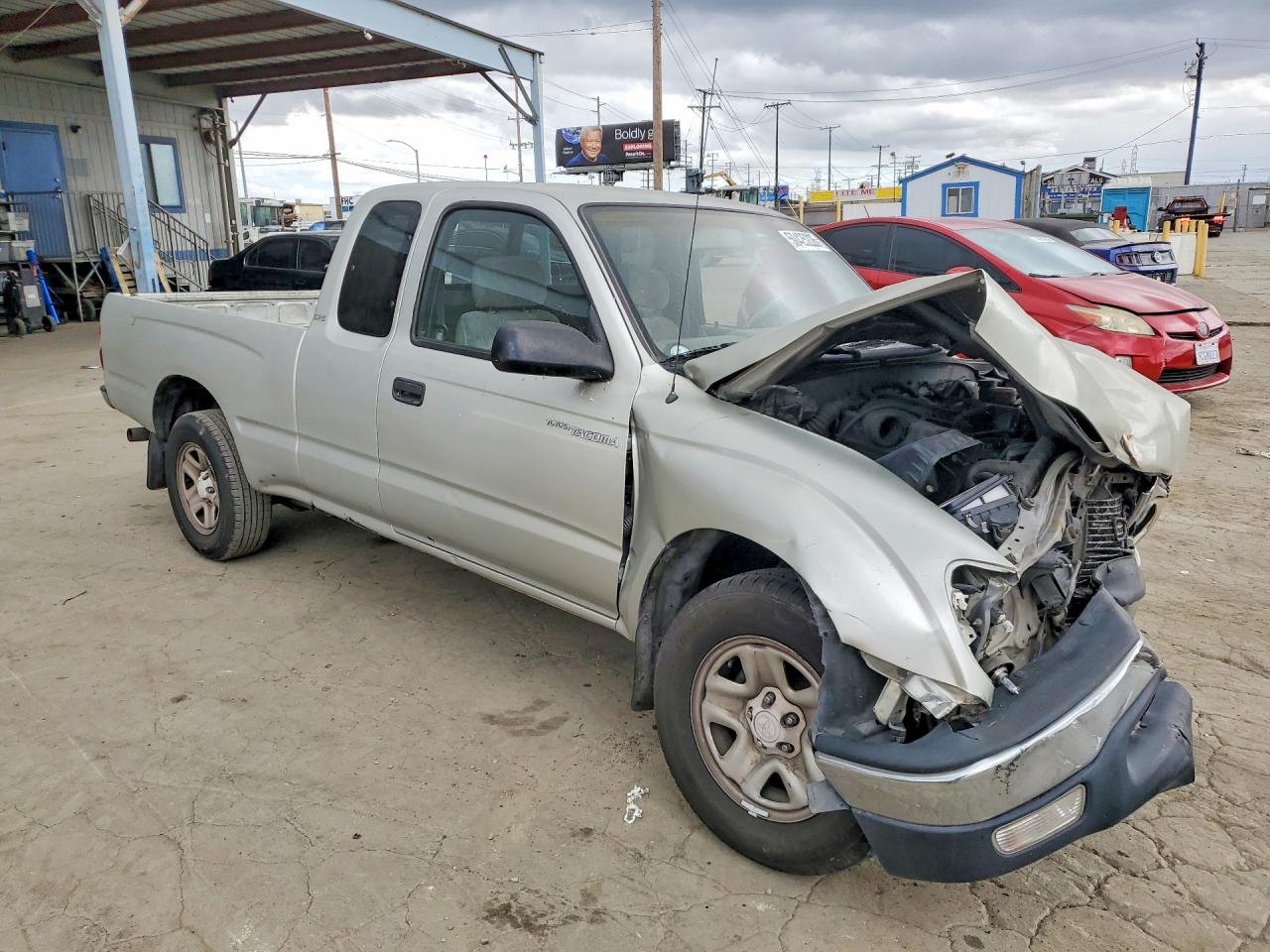 2002 Toyota Tacoma Base Серебряный vin: 5TEVL52N72Z079303