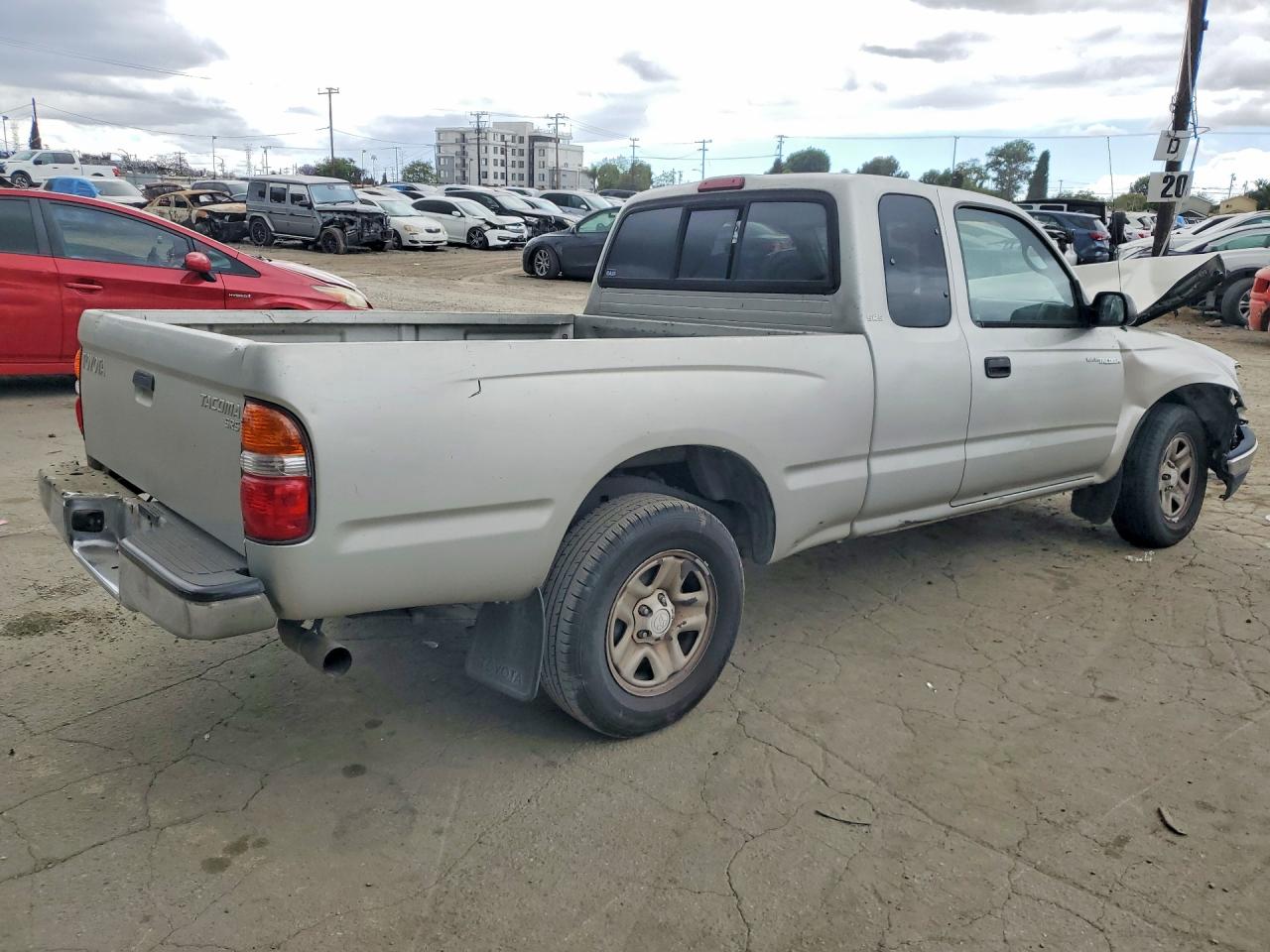 2002 Toyota Tacoma Base Серебряный vin: 5TEVL52N72Z079303