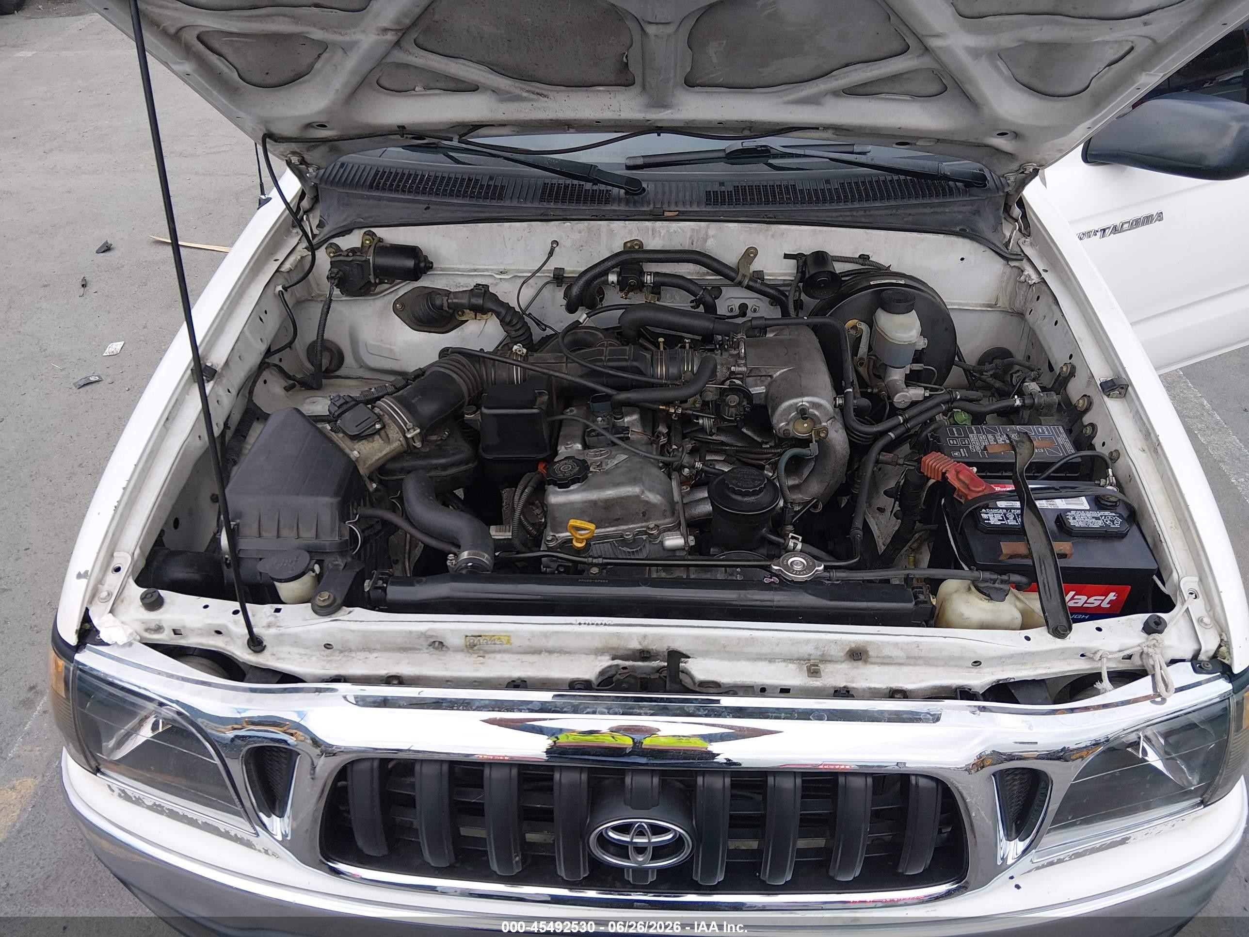 2002 Toyota Tacoma   Белый vin: 5TEVL52N72Z133957
