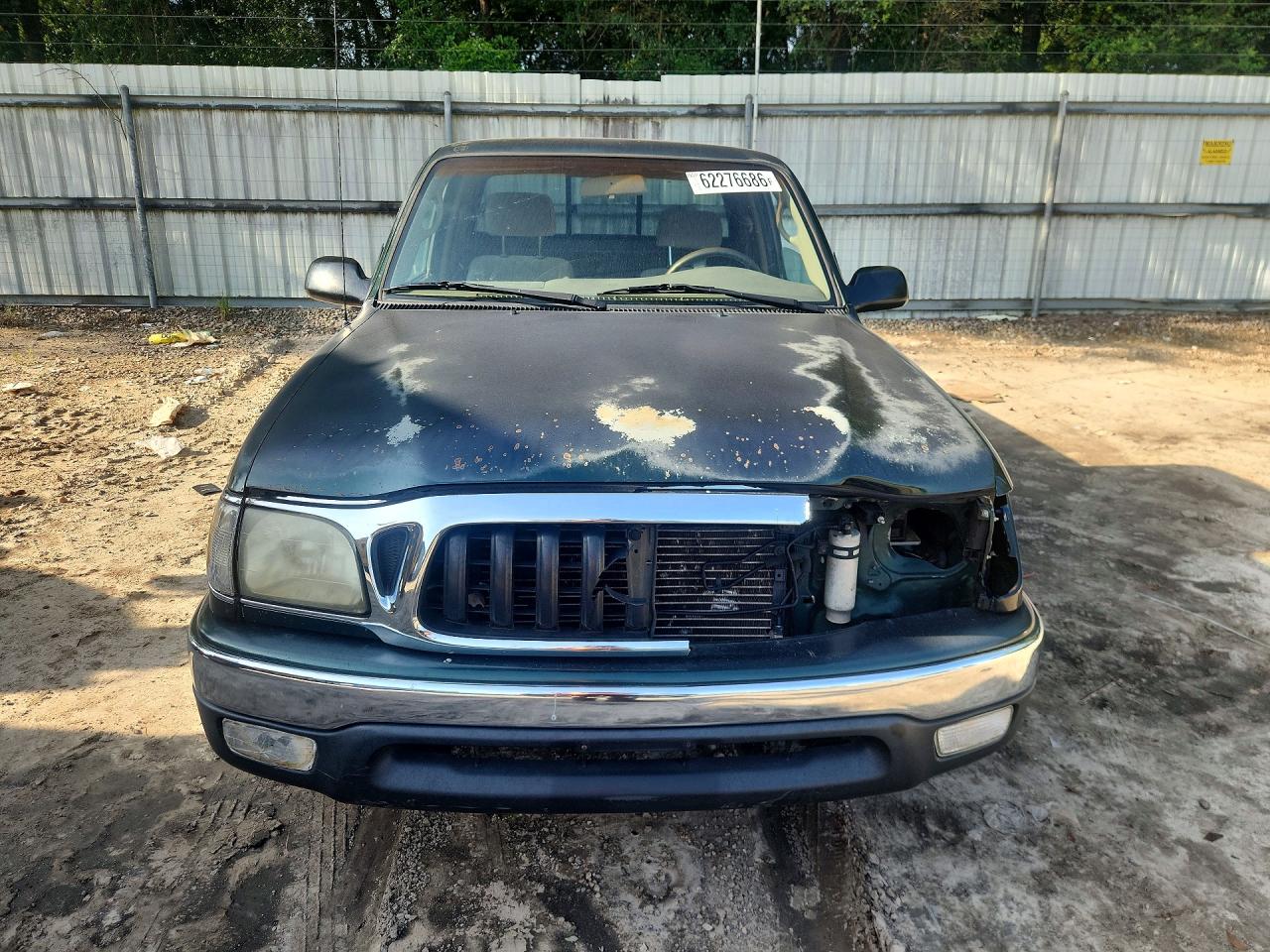 2003 Toyota Tacoma Base Green vin: 5TEVL52N73Z157189