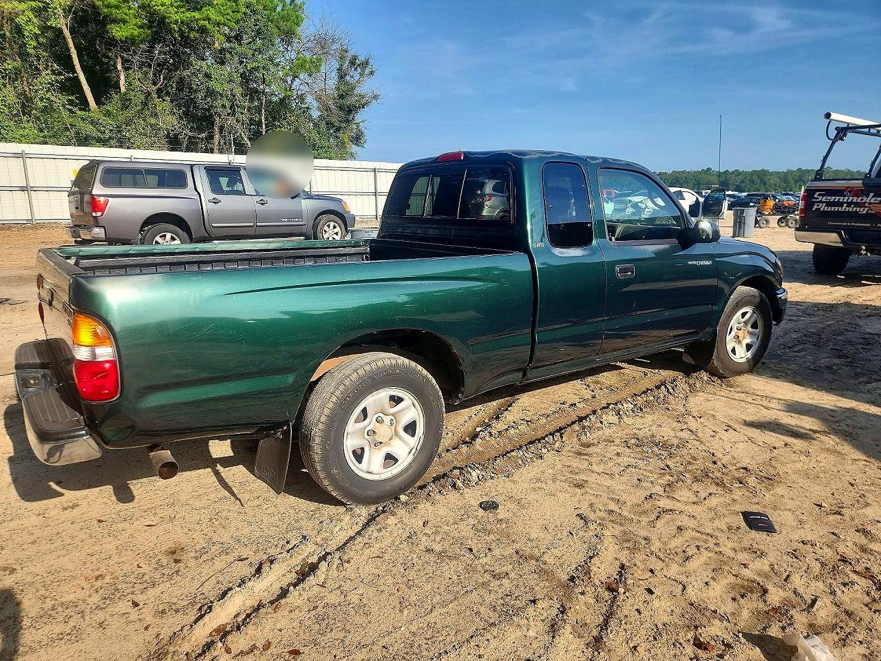 2003 Toyota Tacoma Base Green vin: 5TEVL52N73Z157189