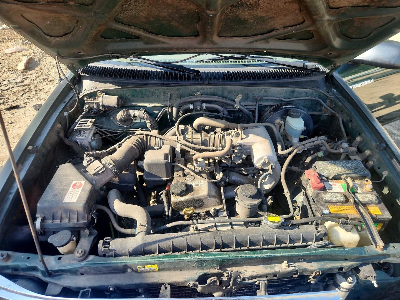 2003 Toyota Tacoma Base Green vin: 5TEVL52N73Z157189
