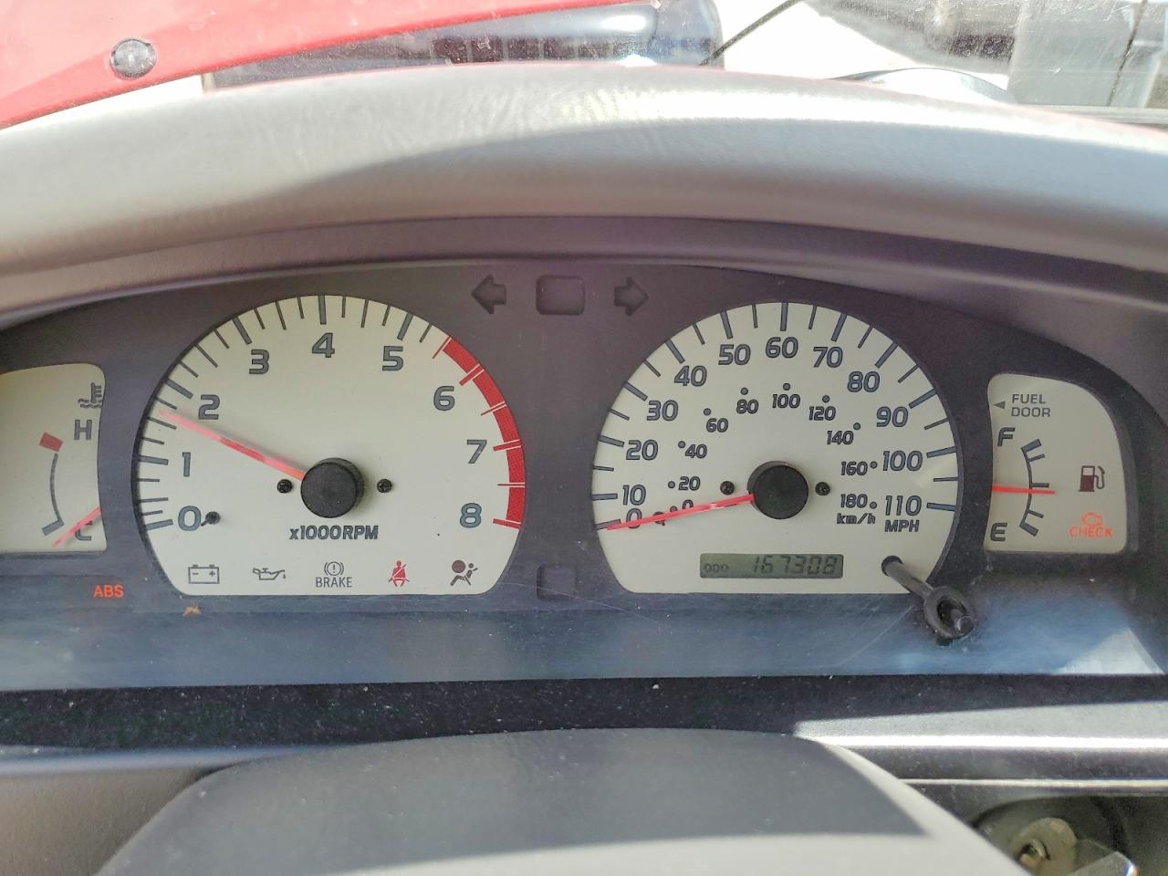2003 Toyota Tacoma Base Red vin: 5TEVL52N73Z231436