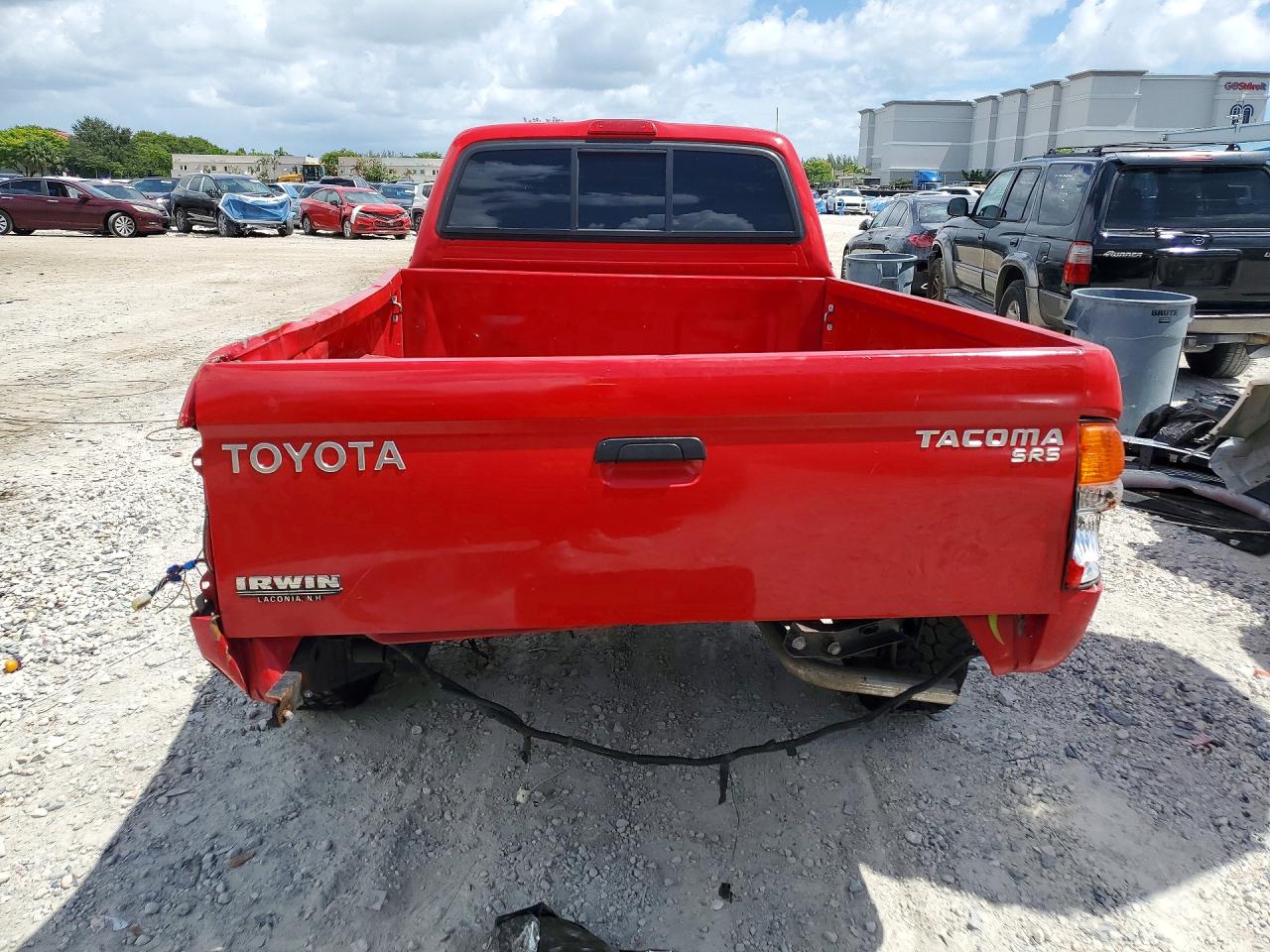 2003 Toyota Tacoma Base Red vin: 5TEVL52N73Z231436