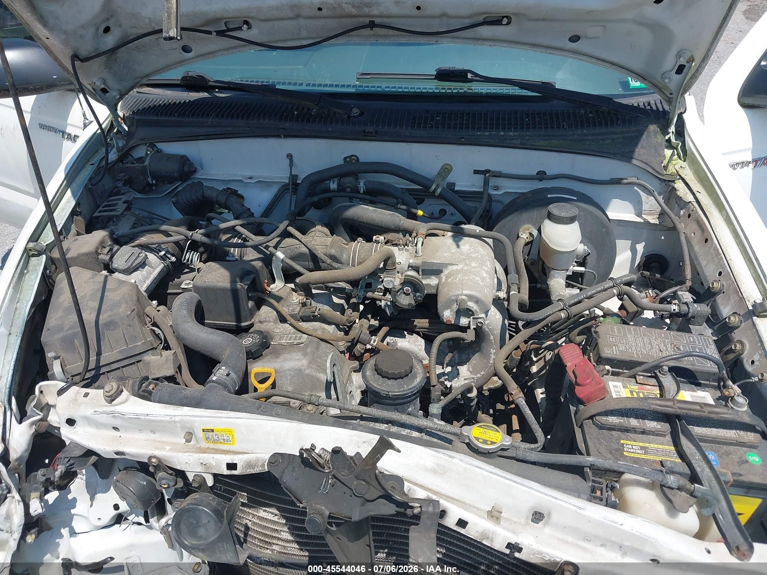 2003 Toyota Tacoma   White vin: 5TEVL52N73Z244946