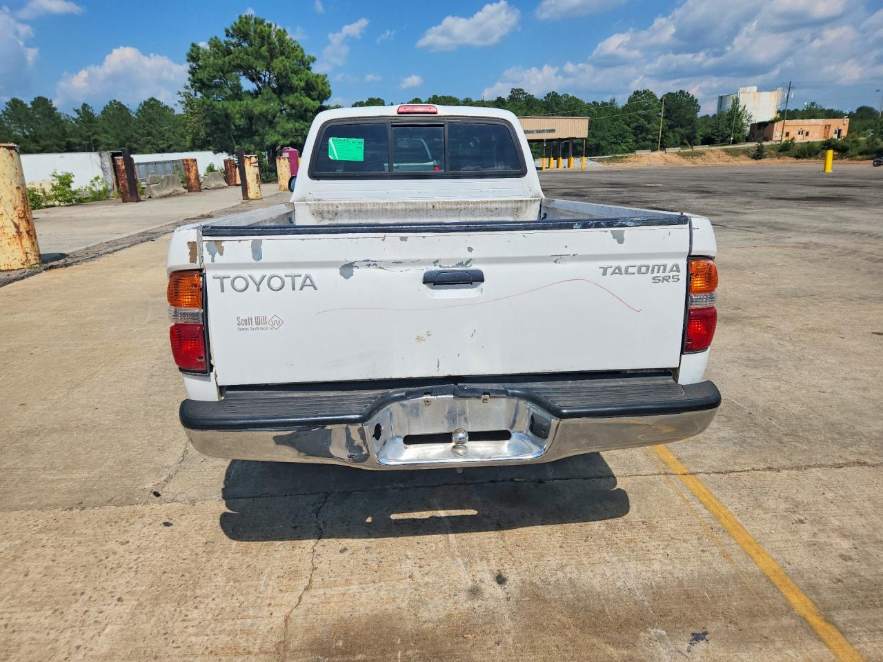 2002 Toyota Tacoma Xtracab Белый vin: 5TEVL52N82Z065197
