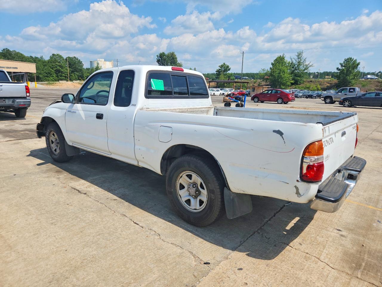 2002 Toyota Tacoma Xtracab Белый vin: 5TEVL52N82Z065197