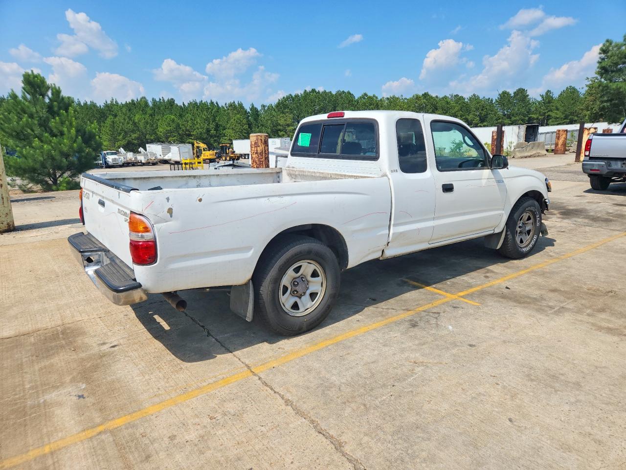 2002 Toyota Tacoma Xtracab Белый vin: 5TEVL52N82Z065197