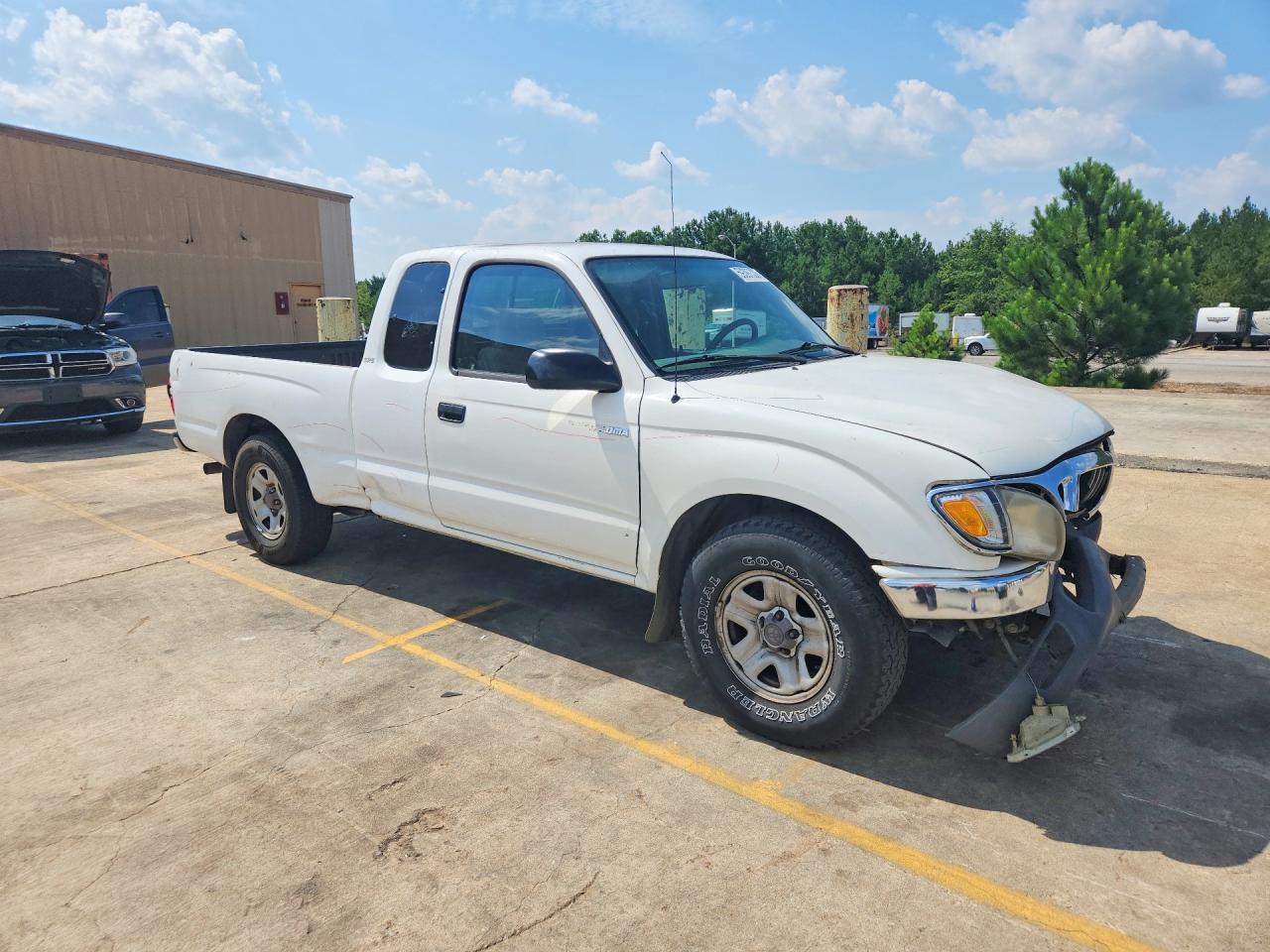 2002 Toyota Tacoma Xtracab Белый vin: 5TEVL52N82Z065197