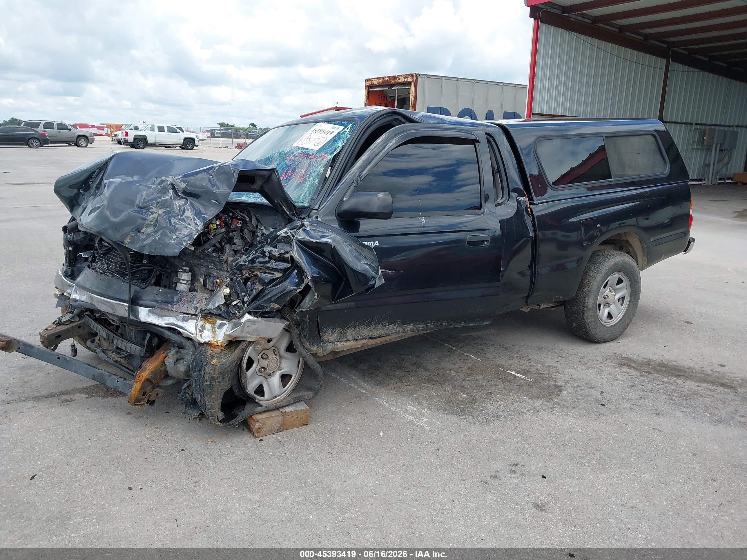 2003 Toyota Tacoma   Black vin: 5TEVL52N83Z231848