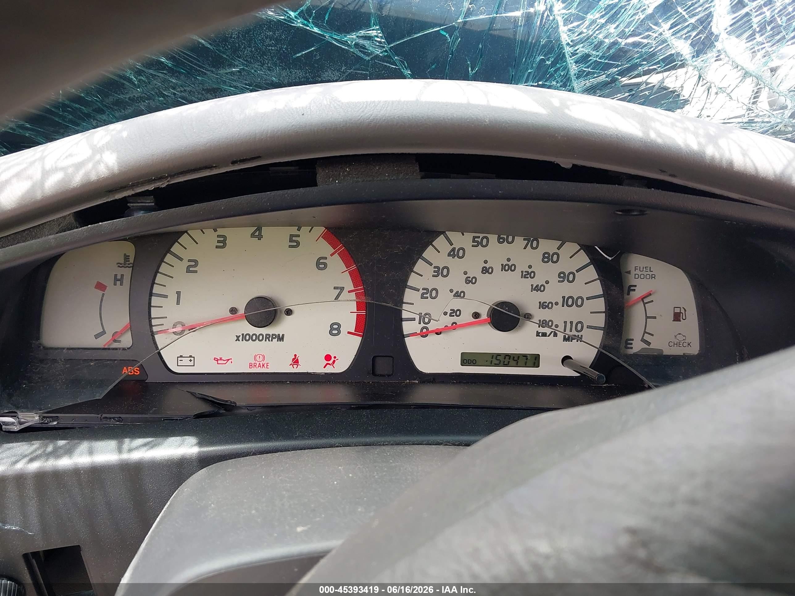 2003 Toyota Tacoma   Black vin: 5TEVL52N83Z231848