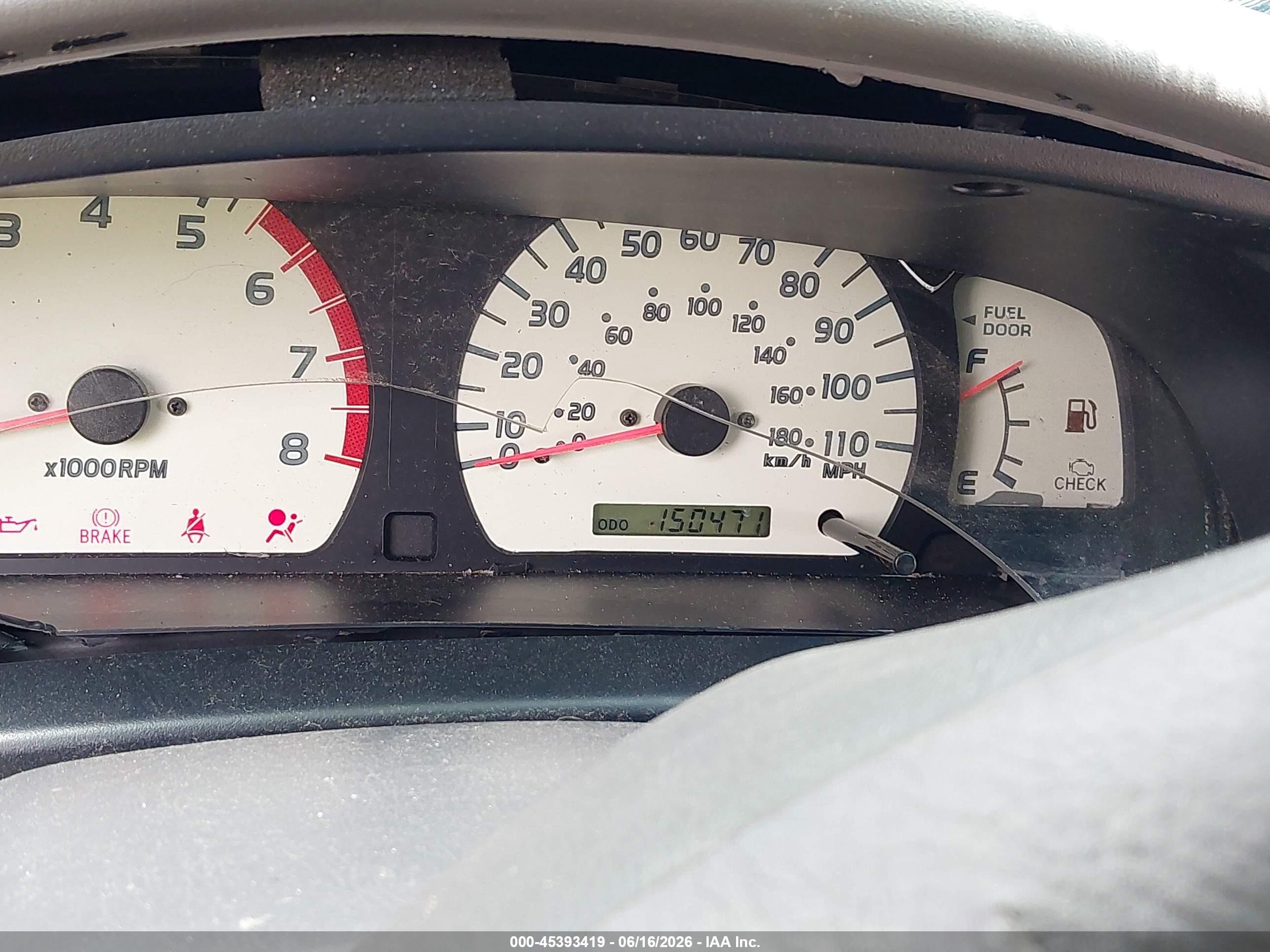 2003 Toyota Tacoma   Black vin: 5TEVL52N83Z231848
