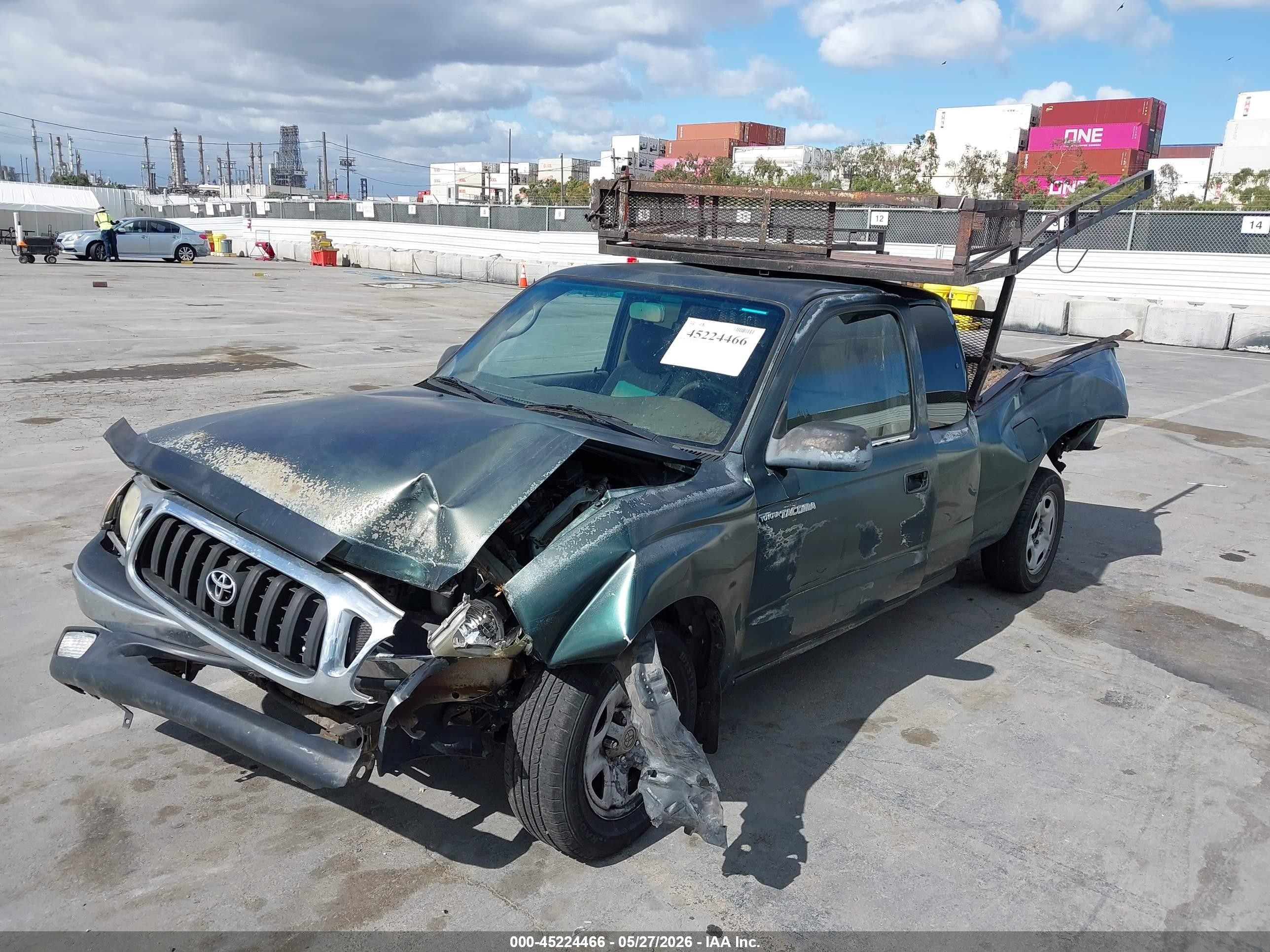 2003 Toyota Tacoma   Зеленый vin: 5TEVL52N83Z254949