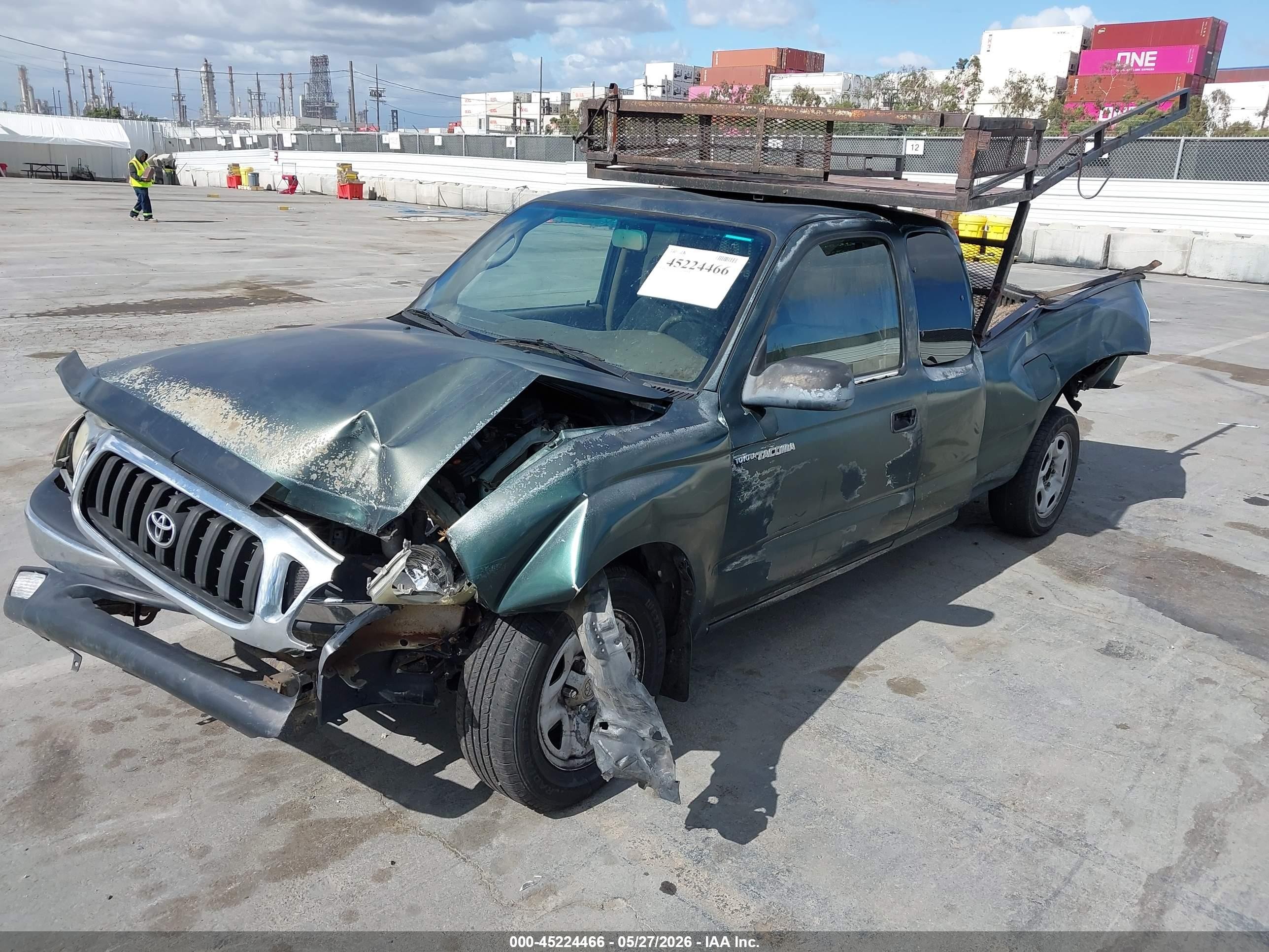 2003 Toyota Tacoma   Зеленый vin: 5TEVL52N83Z254949