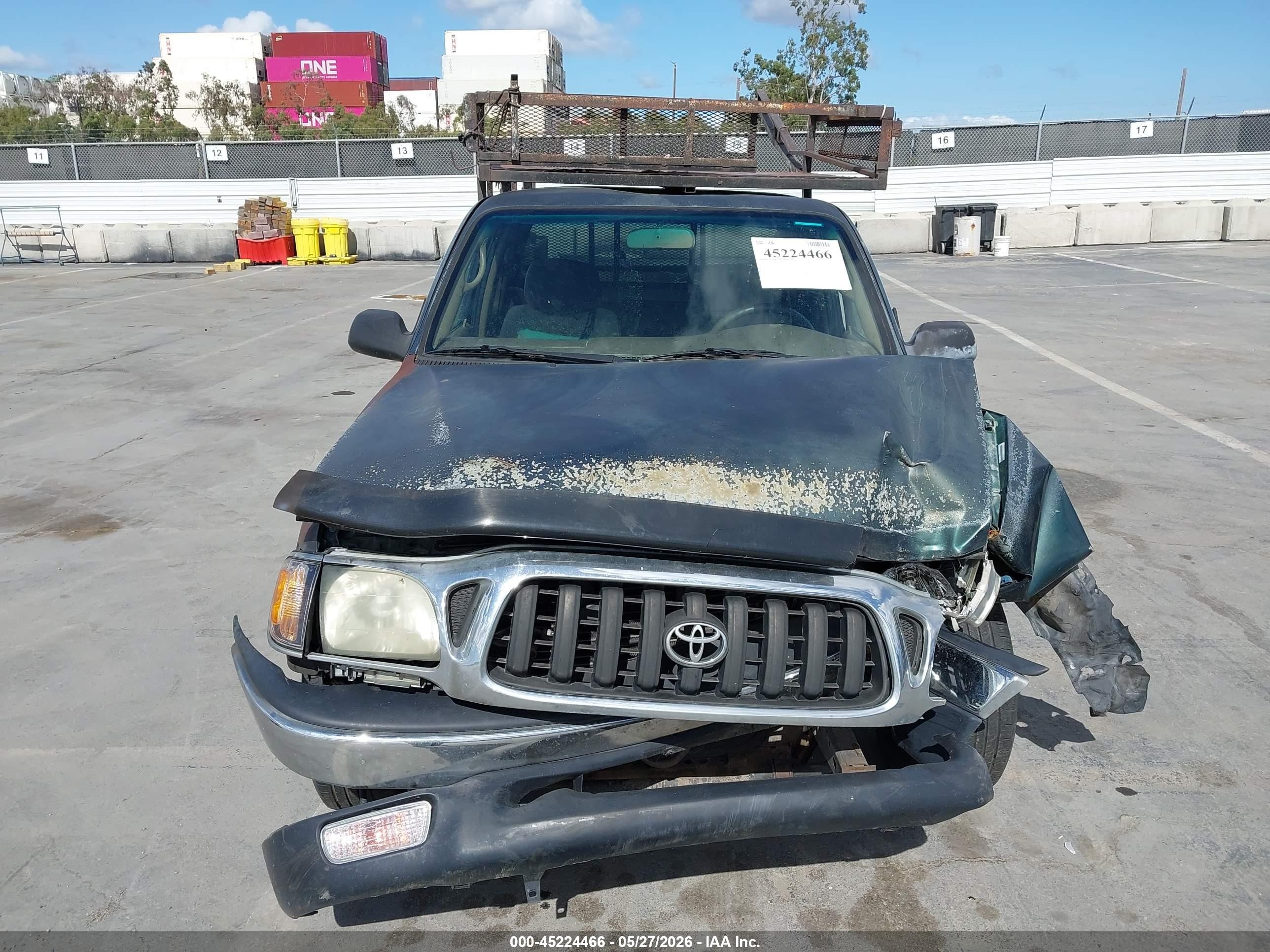 2003 Toyota Tacoma   Зеленый vin: 5TEVL52N83Z254949