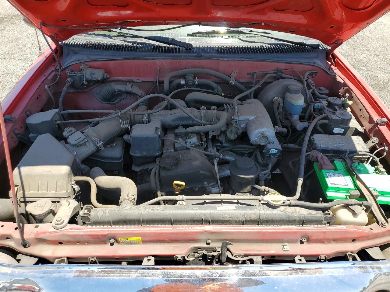 2001 Toyota Tacoma Xtracab Red vin: 5TEVL52N91Z791911