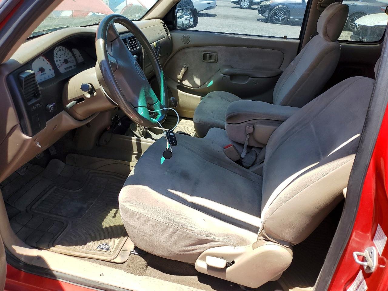 2001 Toyota Tacoma Xtracab Red vin: 5TEVL52N91Z791911