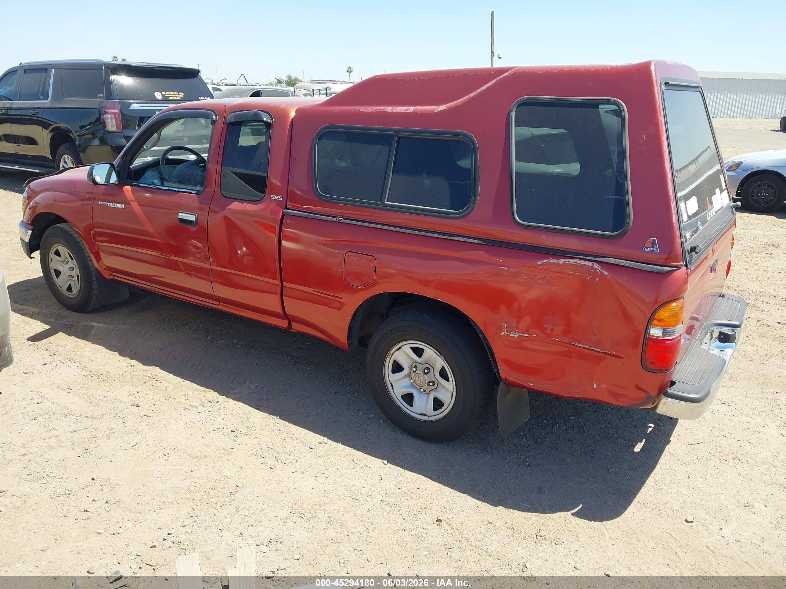 2002 Toyota Tacoma   Maroon vin: 5TEVL52N92Z896286