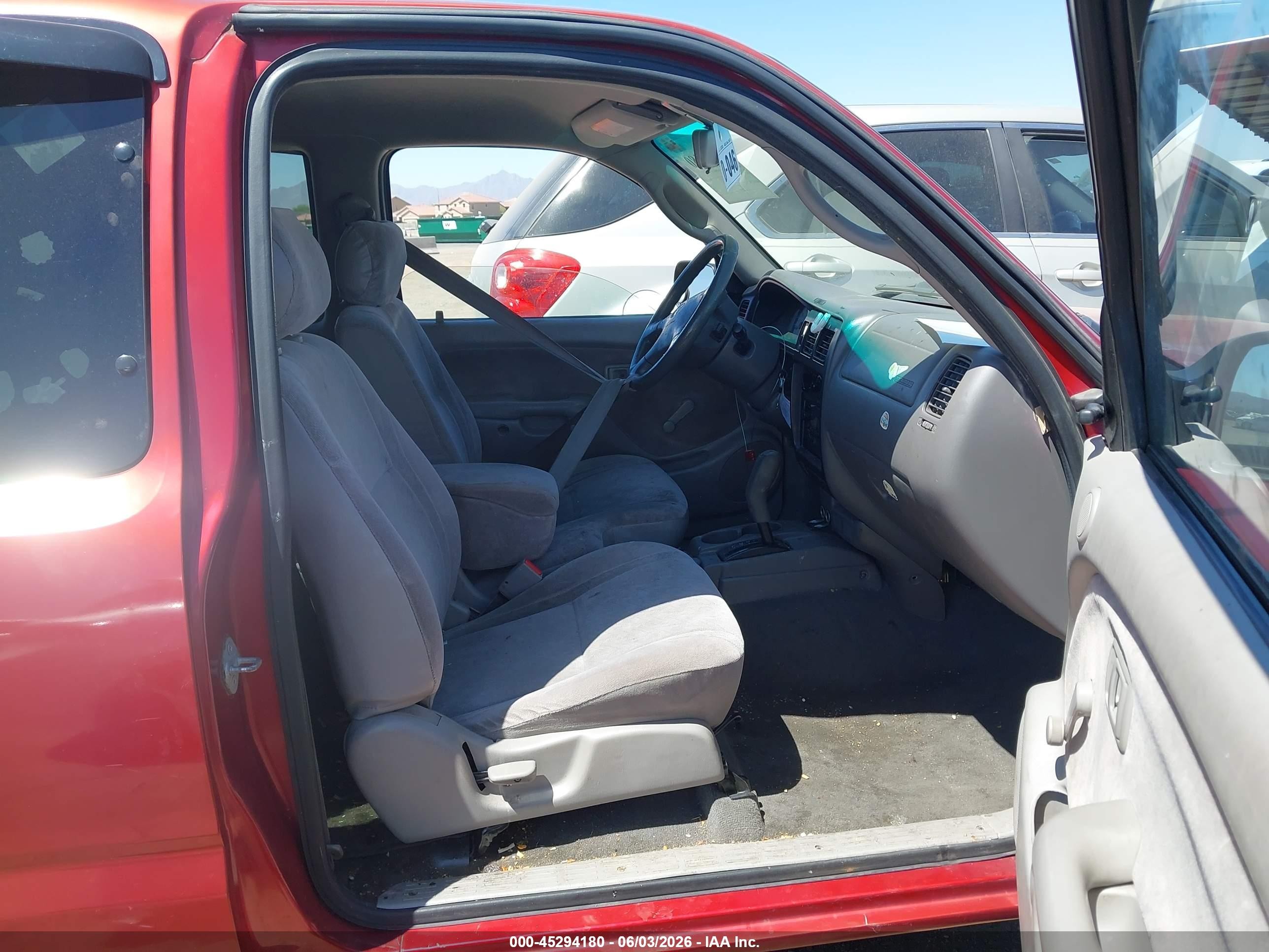 2002 Toyota Tacoma   Maroon vin: 5TEVL52N92Z896286