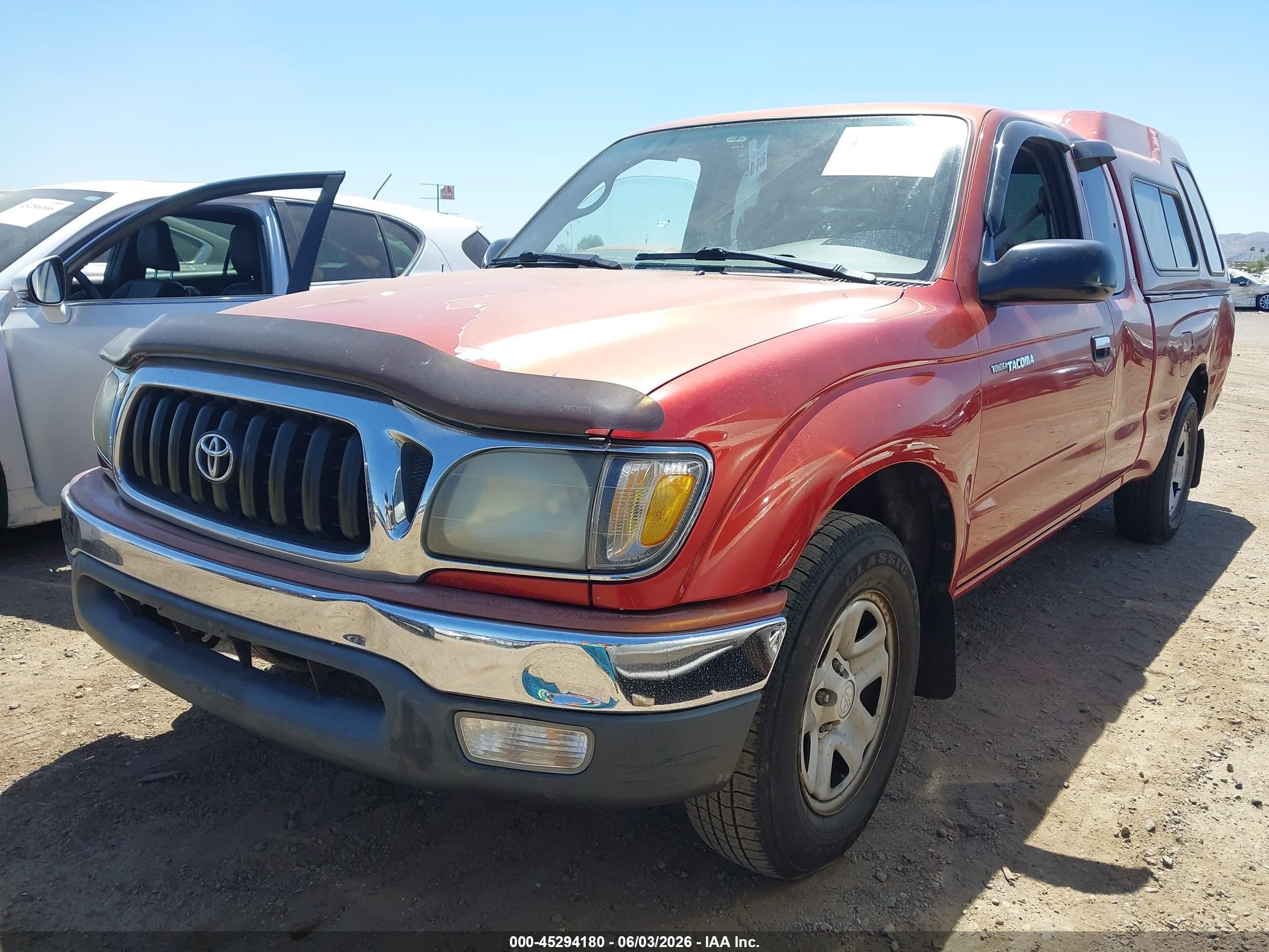 2002 Toyota Tacoma   Maroon vin: 5TEVL52N92Z896286