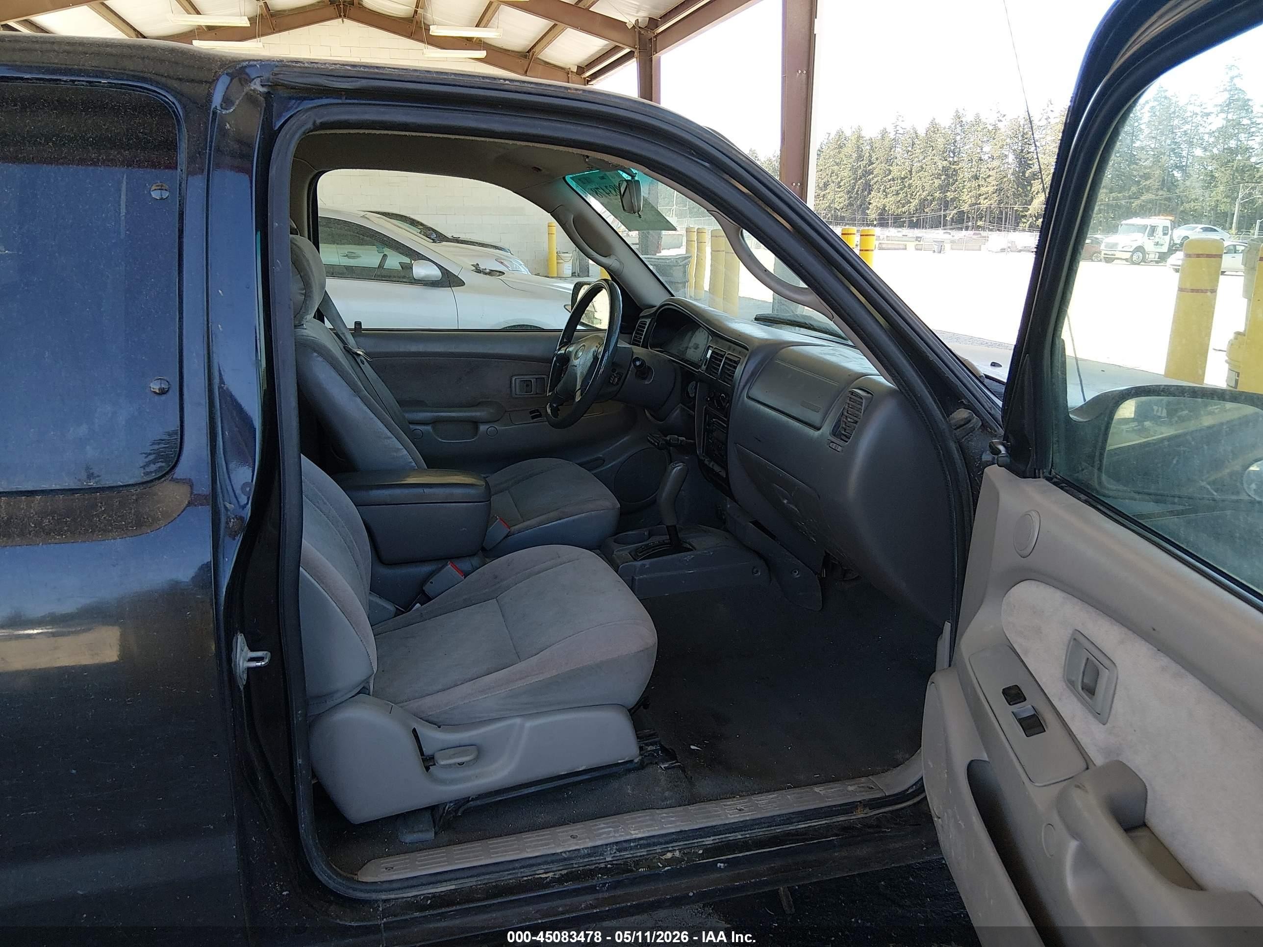 2004 Toyota Tacoma   Черный vin: 5TEVL52N94Z330356