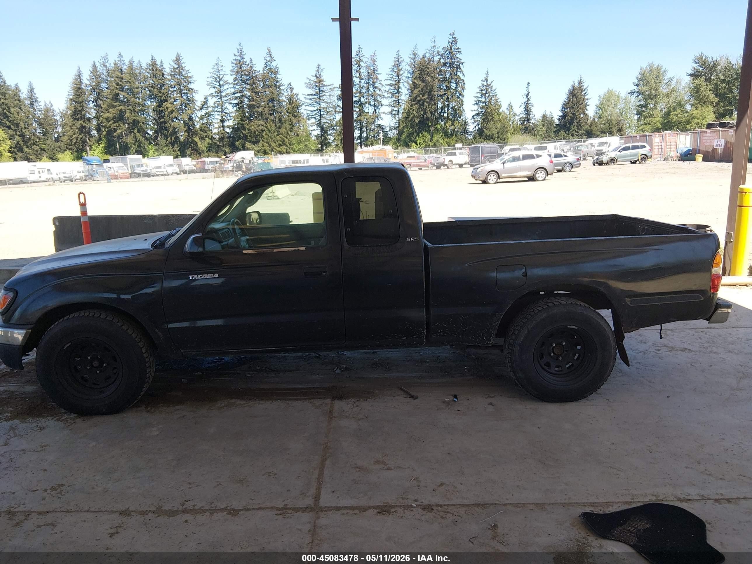 2004 Toyota Tacoma   Черный vin: 5TEVL52N94Z330356