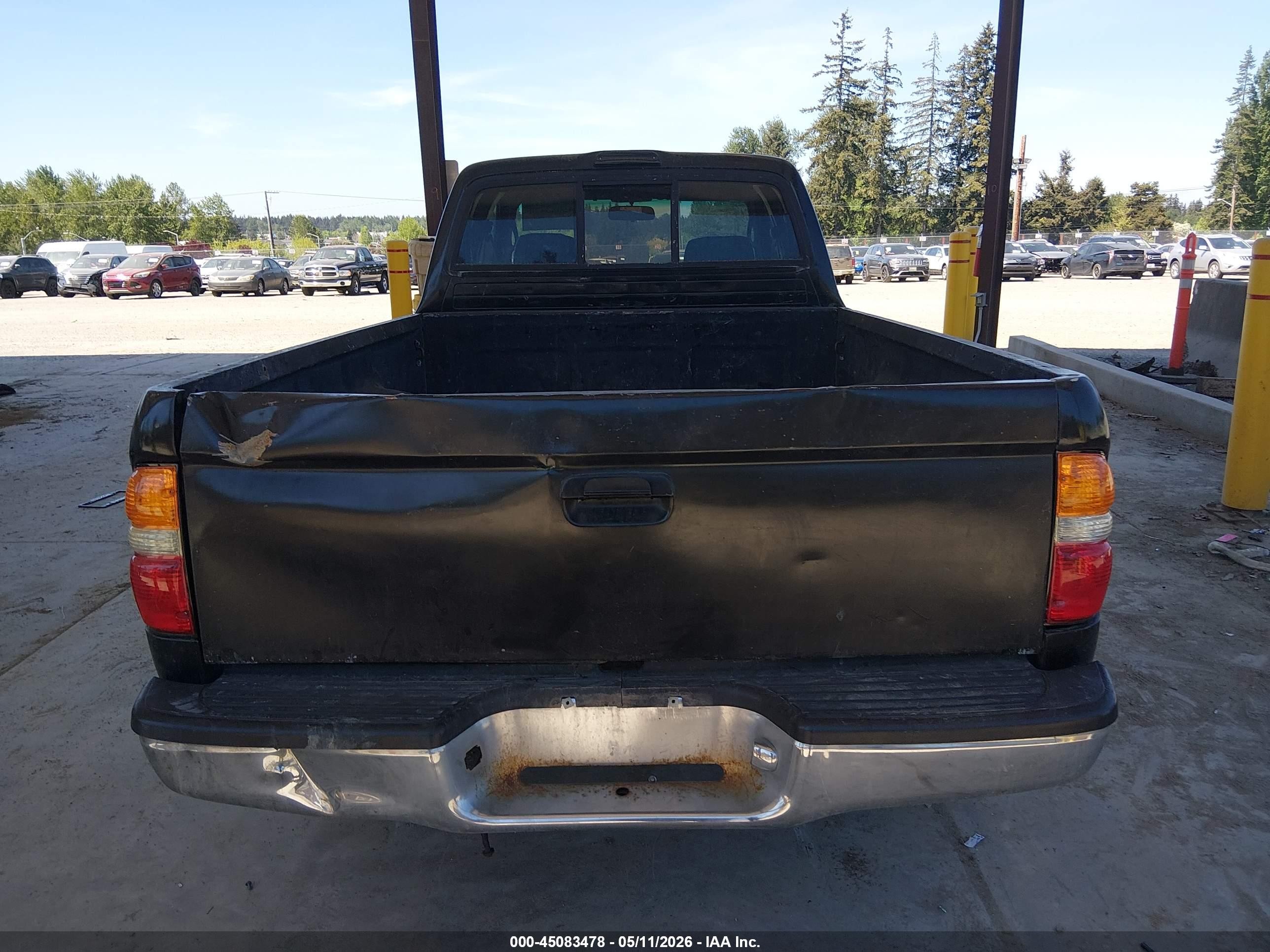2004 Toyota Tacoma   Черный vin: 5TEVL52N94Z330356