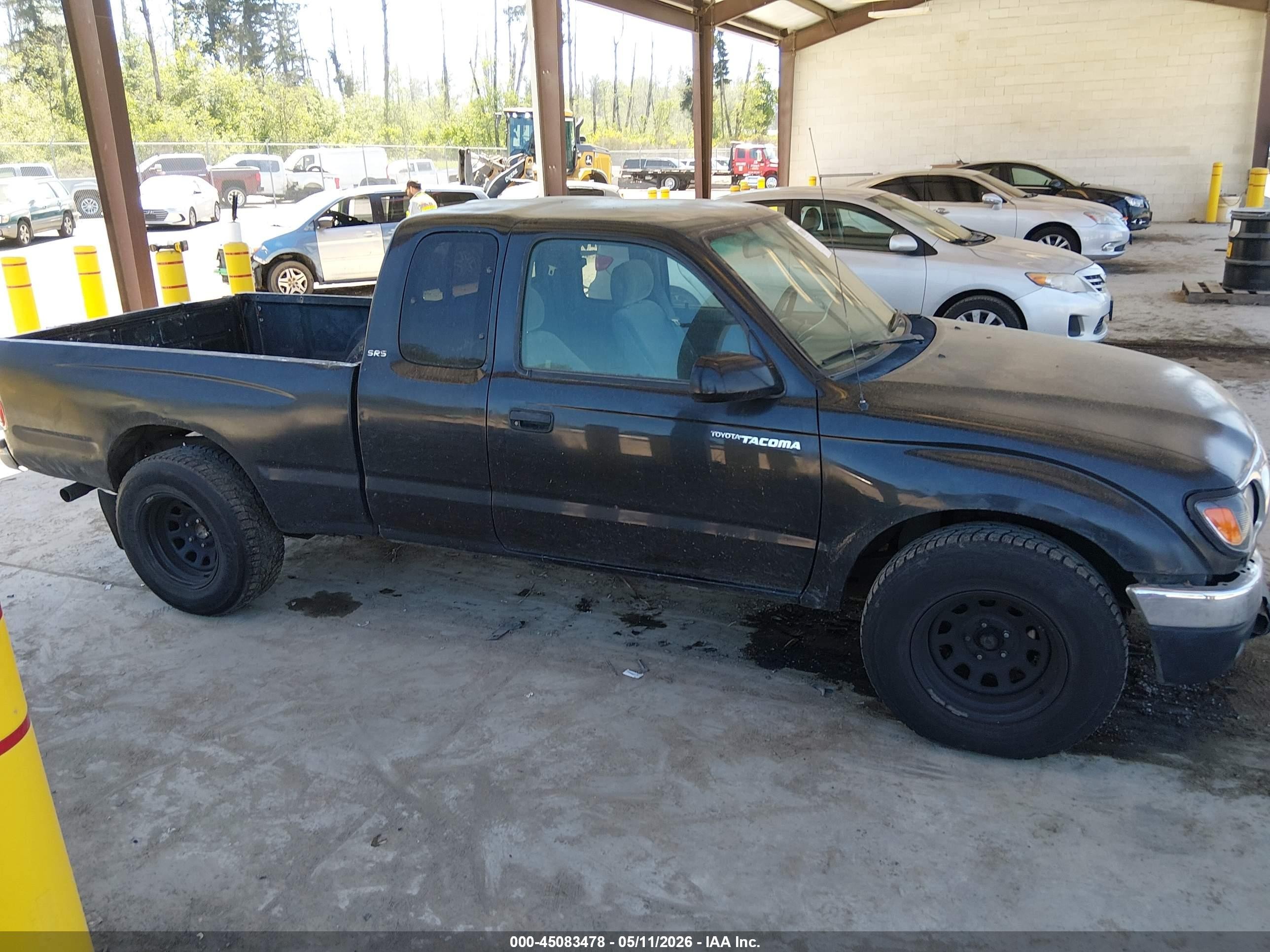 2004 Toyota Tacoma   Черный vin: 5TEVL52N94Z330356