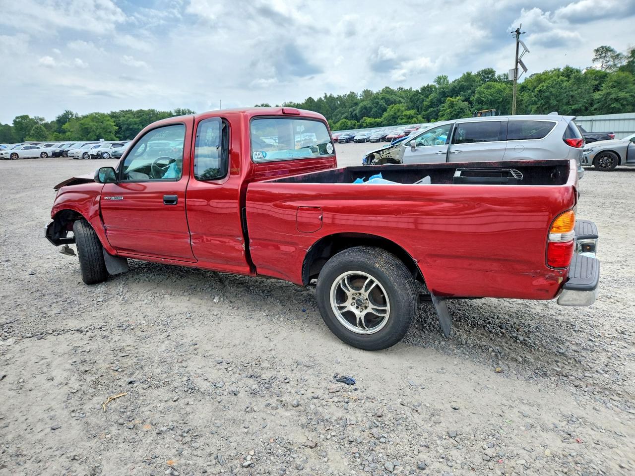2003 Toyota Tacoma Xtracab Red vin: 5TEVL52NX3Z179977