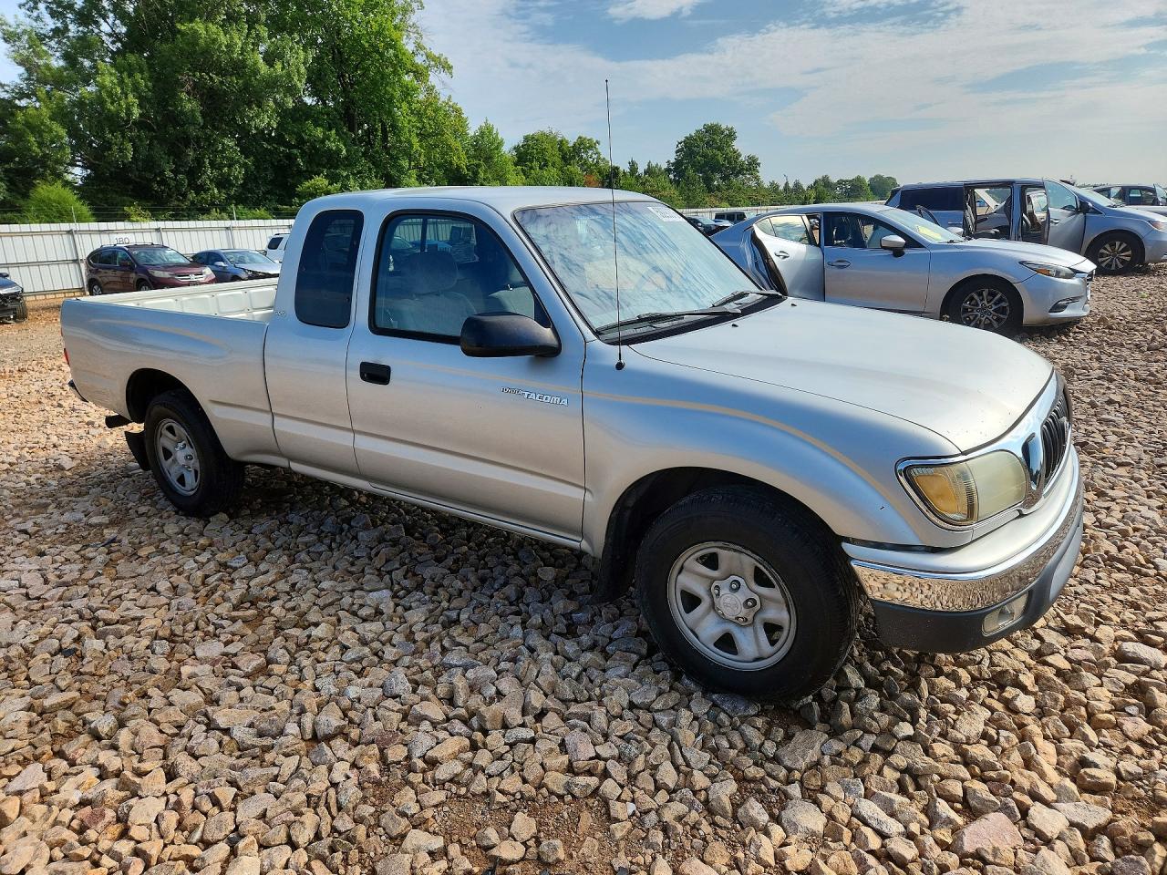 2003 Toyota Tacoma Xtracab Серебряный vin: 5TEVL52NX3Z184628