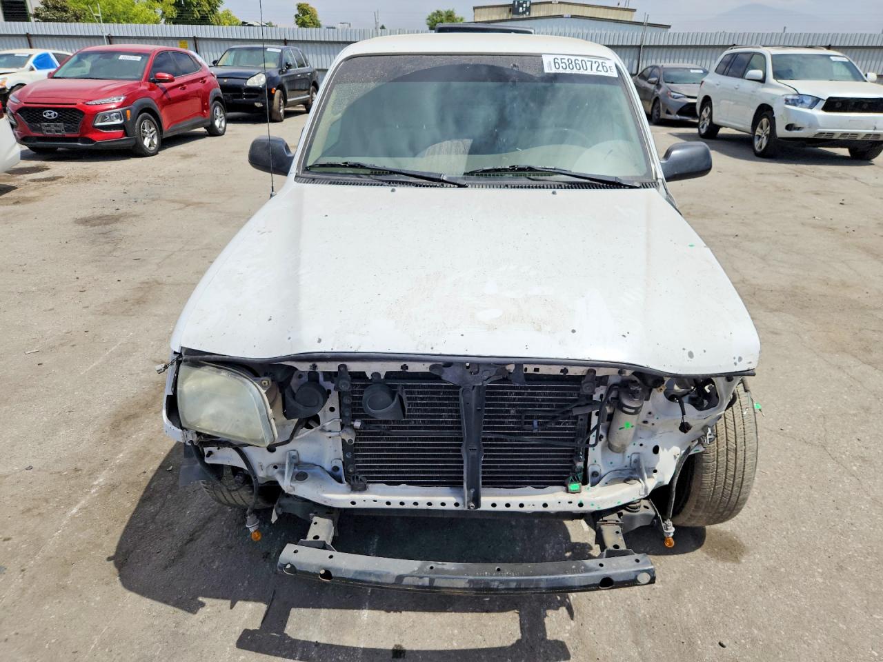 2003 Toyota Tacoma Base White vin: 5TEVL52NX3Z300412