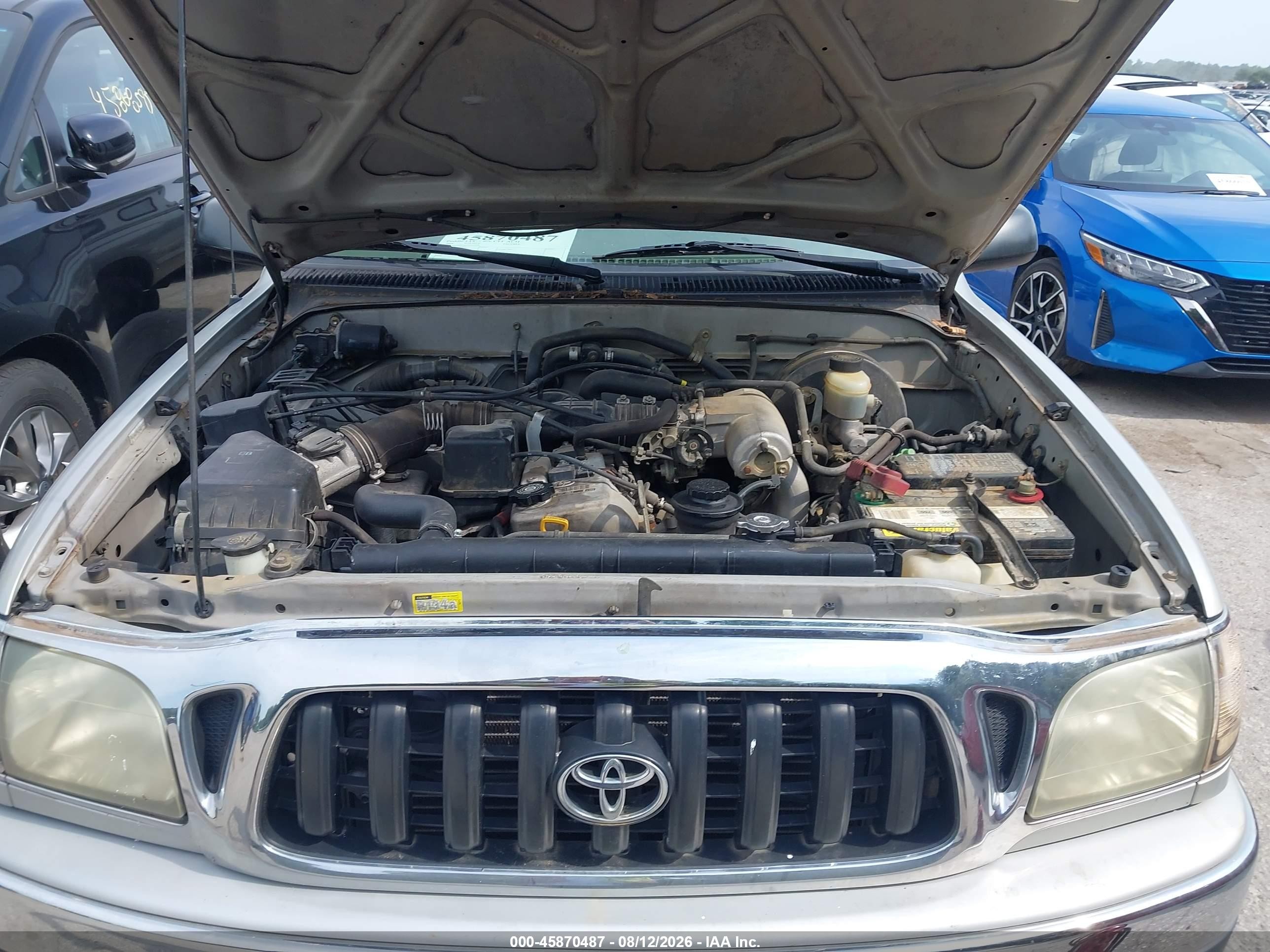 2004 Toyota Tacoma   Серебряный vin: 5TEVL52NX4Z367304