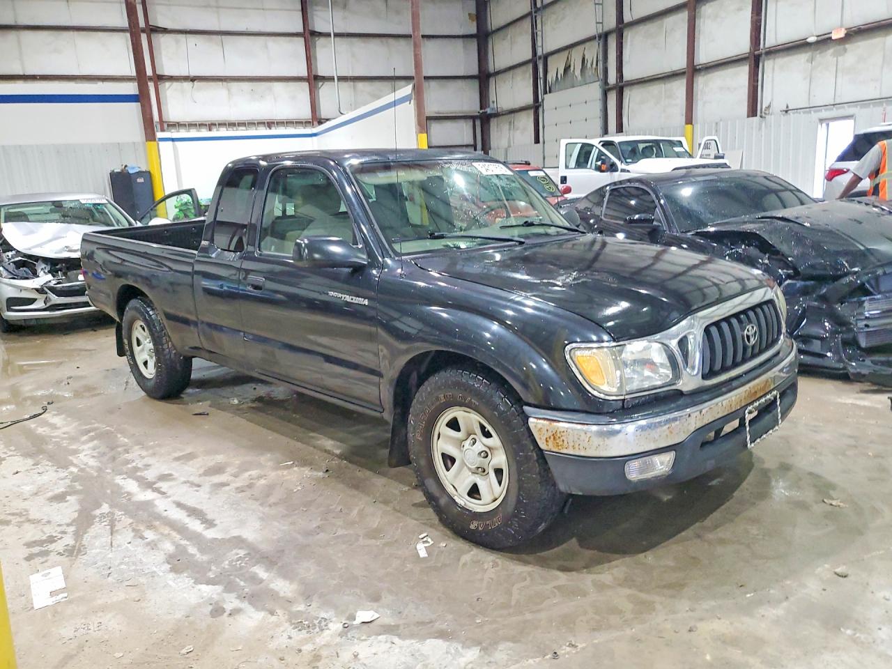 2004 Toyota Tacoma Xtracab Black vin: 5TEVL52NX4Z373586
