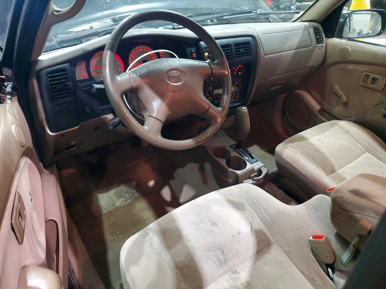 2004 Toyota Tacoma Xtracab Black vin: 5TEVL52NX4Z373586