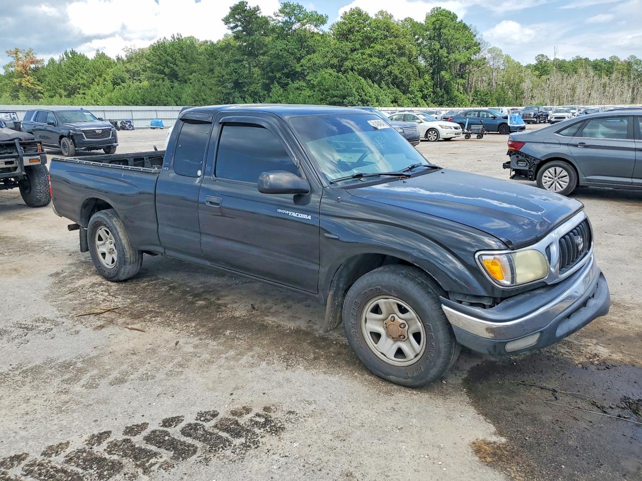 2004 Toyota Tacoma Xtracab Black vin: 5TEVL52NX4Z413911