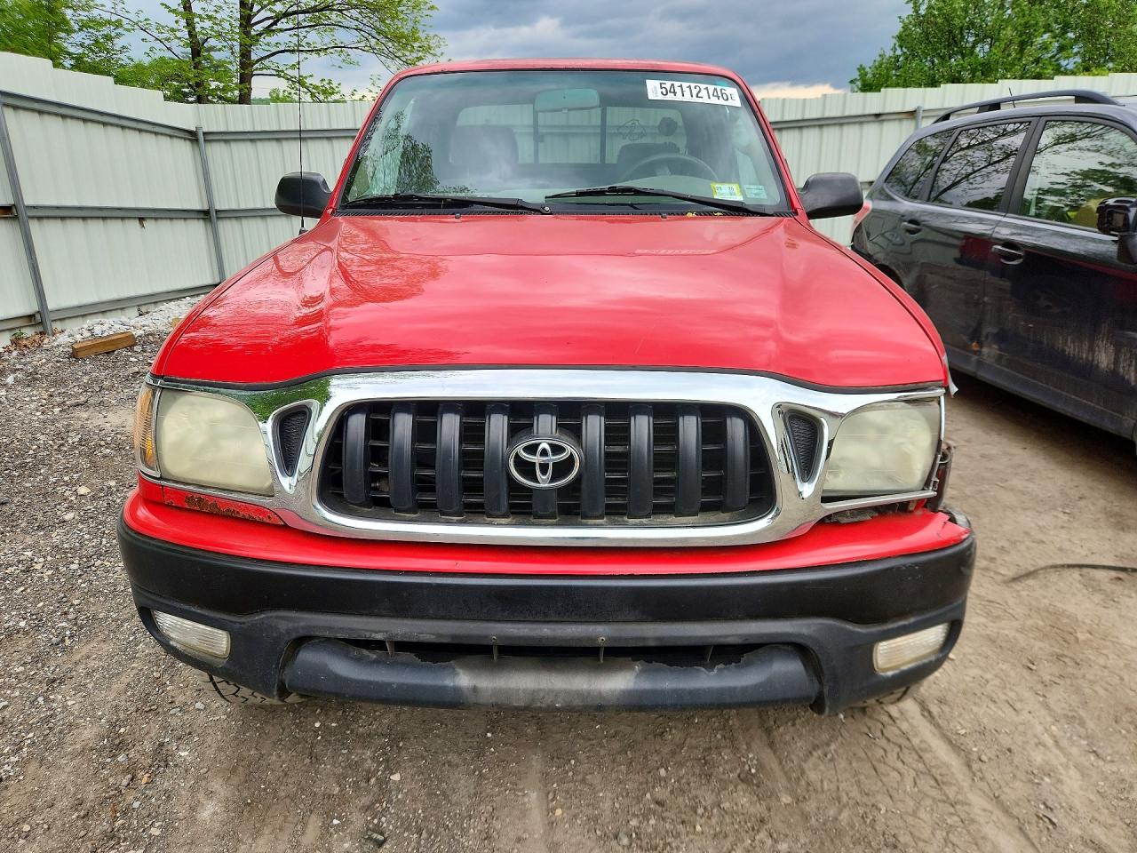 2002 Toyota Tacoma Xtracab Красный vin: 5TEWM72N02Z059858