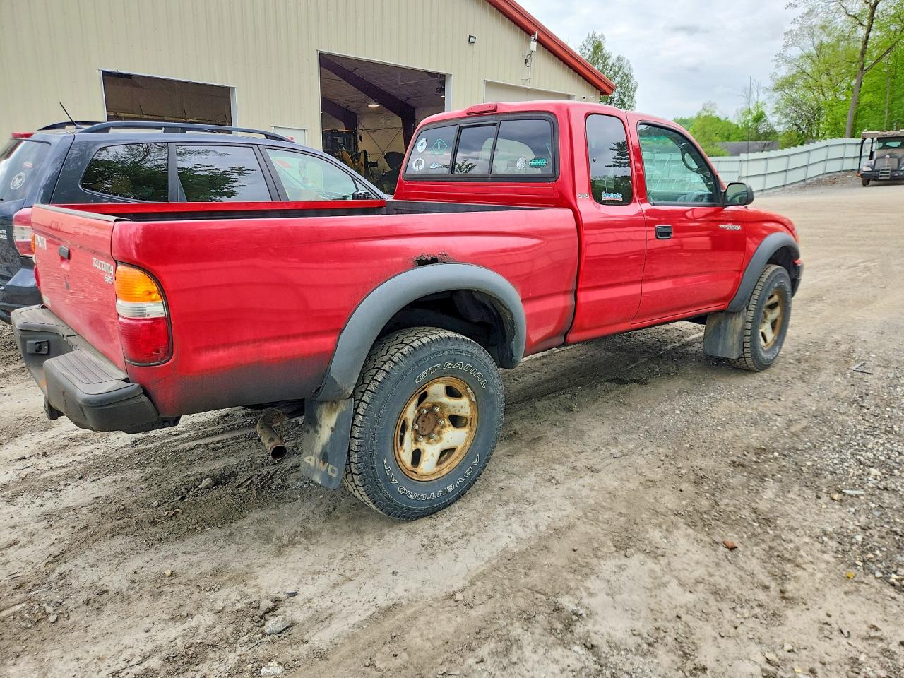 2002 Toyota Tacoma Xtracab Красный vin: 5TEWM72N02Z059858