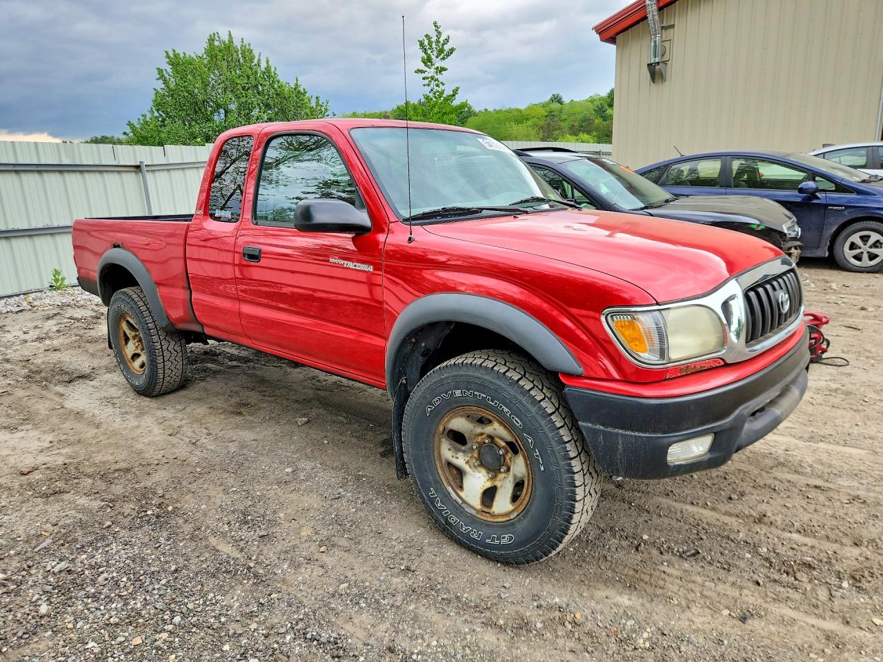 2002 Toyota Tacoma Xtracab Красный vin: 5TEWM72N02Z059858